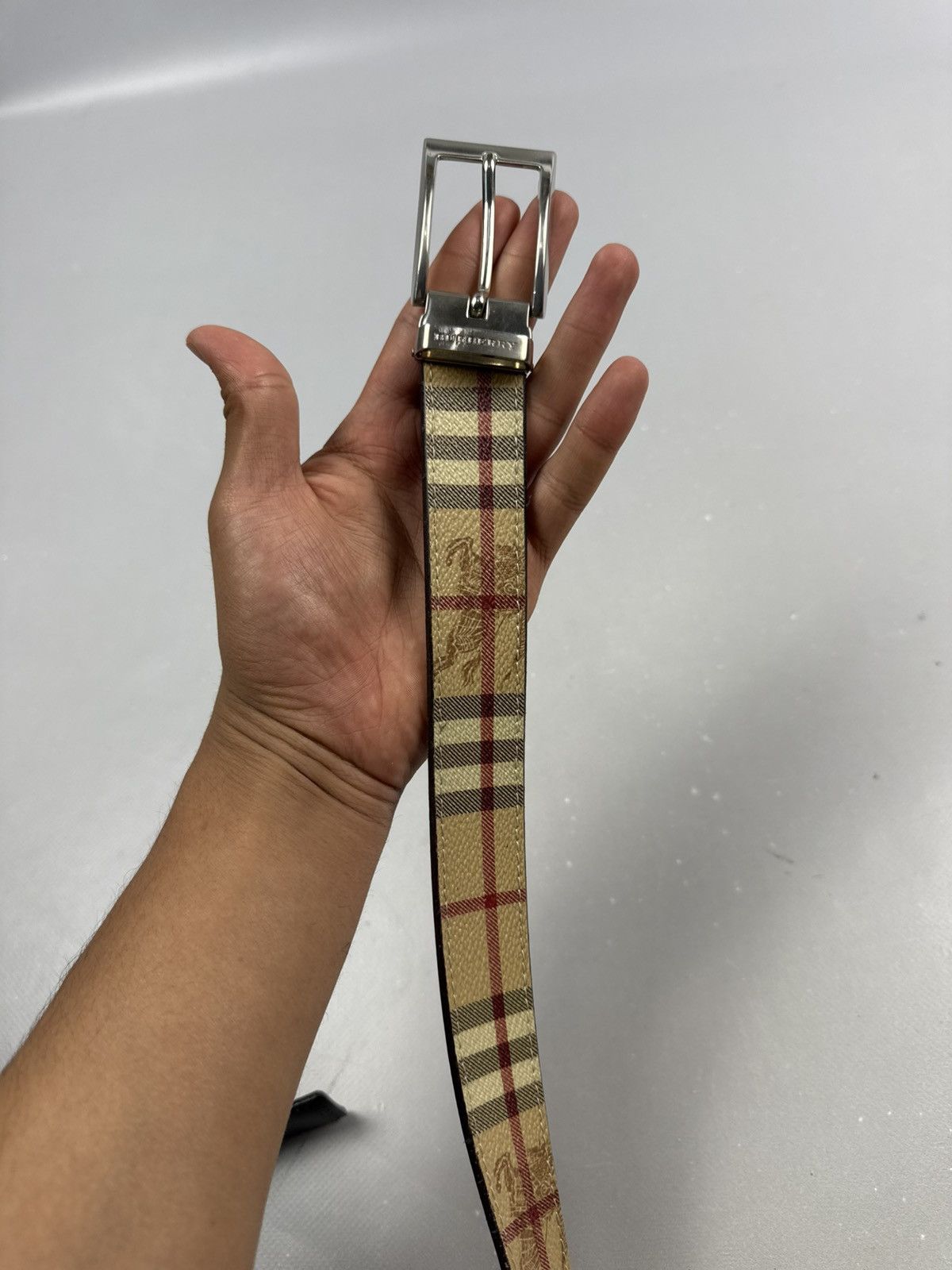 Burberry Burberry belt classic novachek leather iconic model size 105 Size ONE SIZE - 6 Thumbnail