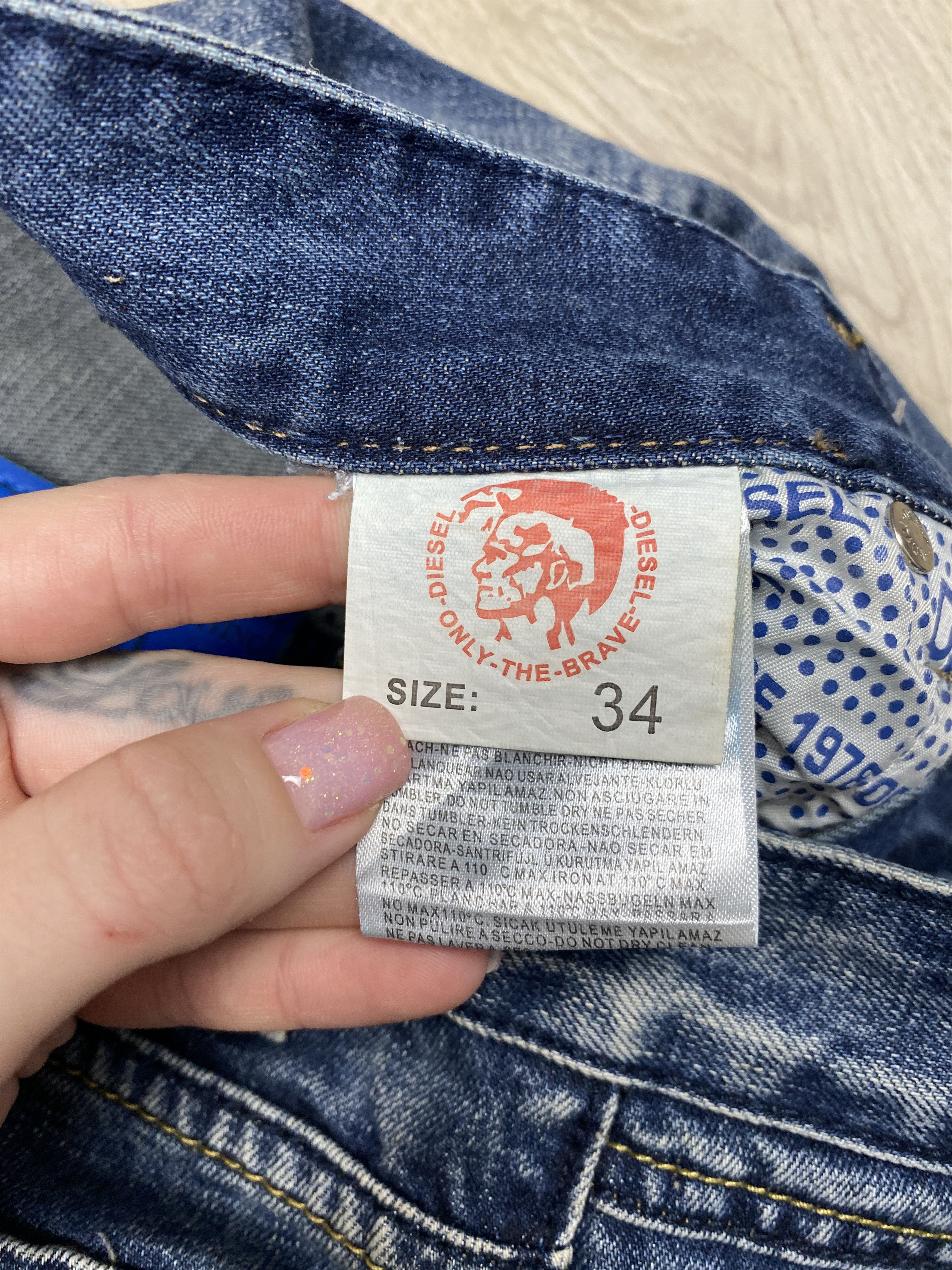 Diesel Diesel Vintage Mens Denim Pants Jeans Size US 34 / EU 50 - 4 Thumbnail