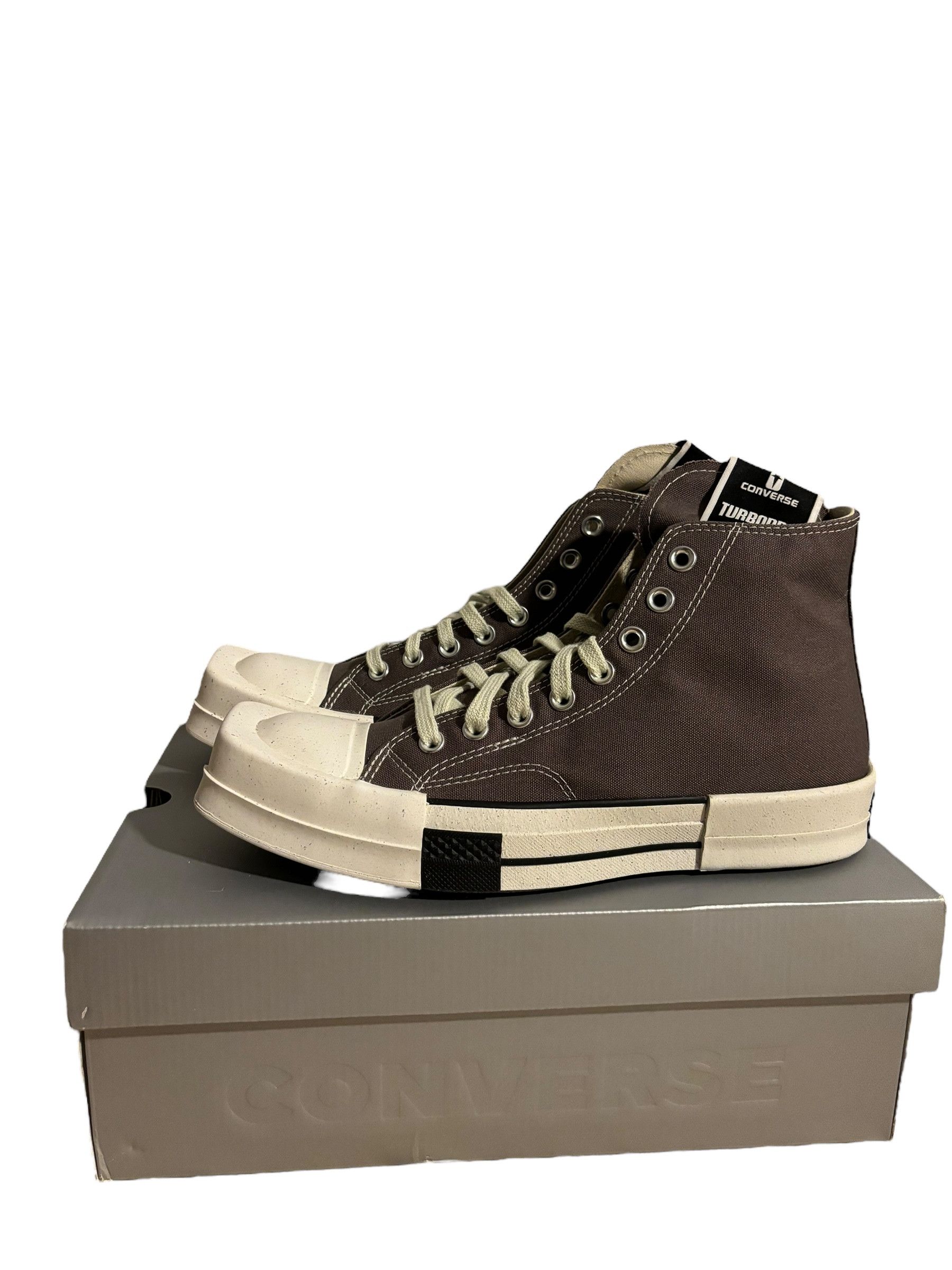 image of Converse x Rick Owens Shoes in Brown, Men's (Size 9)