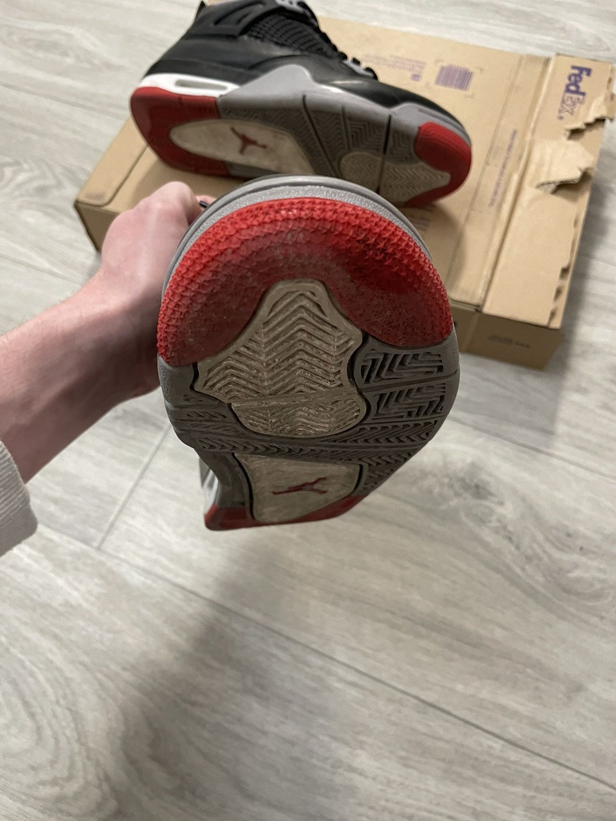 Jordan Brand Jordan 4 Bred Reimagined Size 7 Size US 7 / EU 40 - 7 Thumbnail