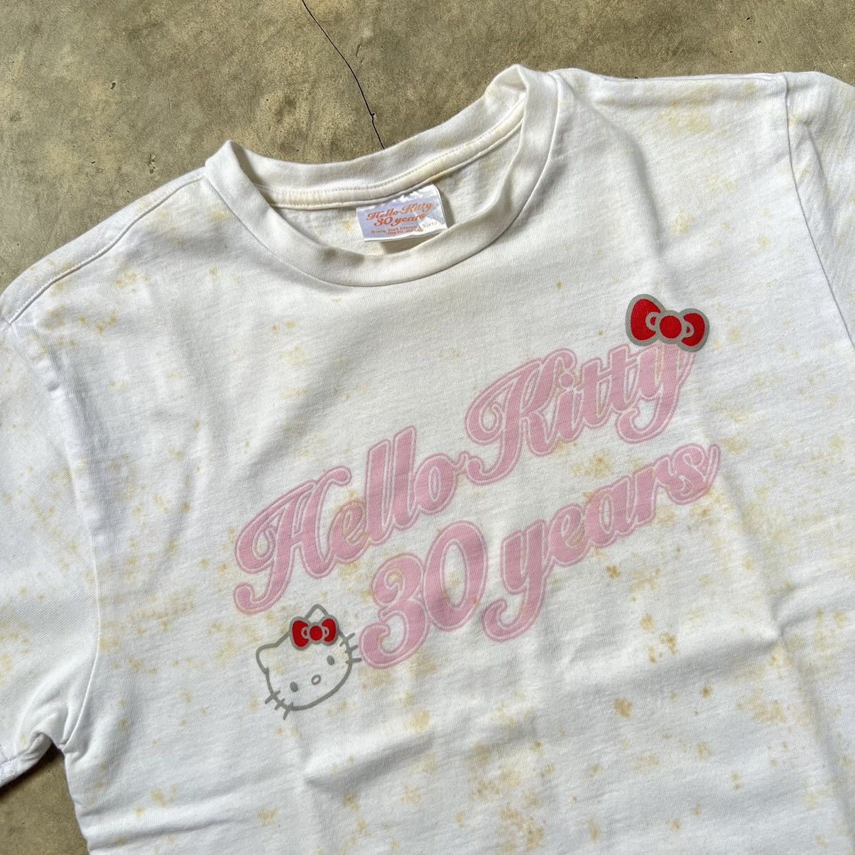 Anime 2000s Hello Kitty Sanrio 30 Years T-Shirt Size M / US 6-8 / IT 42-44 - 2 Thumbnail