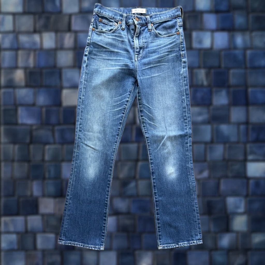 Madewell Madewell Jeans Womens 26 Bootcut 10” High Riser Demi Blue Denim 5-Pocket Zipper Button Logo Cowgirl Western Size 28" / US 6 / IT 42 - 1 Thumbnail