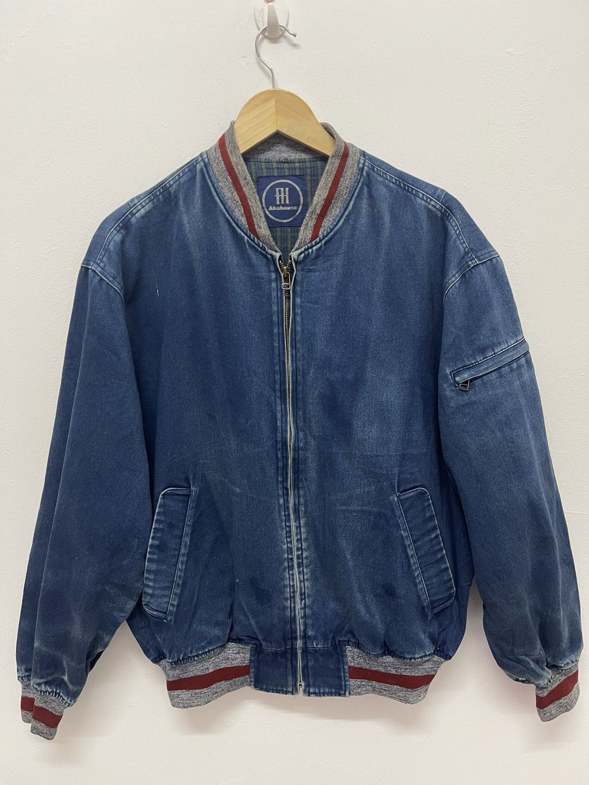 Issey Miyake Vintage Abah House Denim Miyake Varsity Streetwear Size US L / EU 52-54 / 3 - 2 Thumbnail