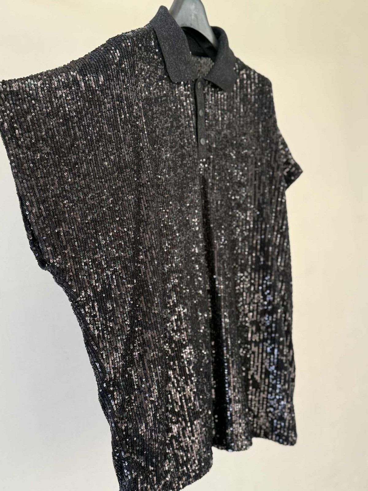Saint Laurent Paris Saint Laurent Oversized Sequin Polo Size US L / EU 52-54 / 3 - 7 Thumbnail