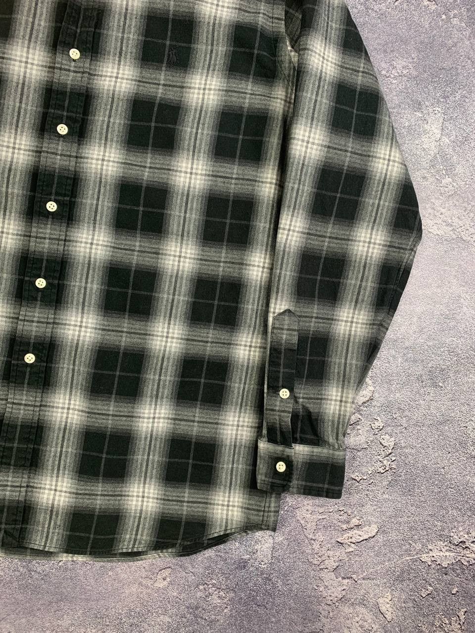 Polo Ralph Lauren Polo Ralph Lauren Button Up Shirt Men’s Black Gray Plaid Size US L / EU 52-54 / 3 - 5 Thumbnail