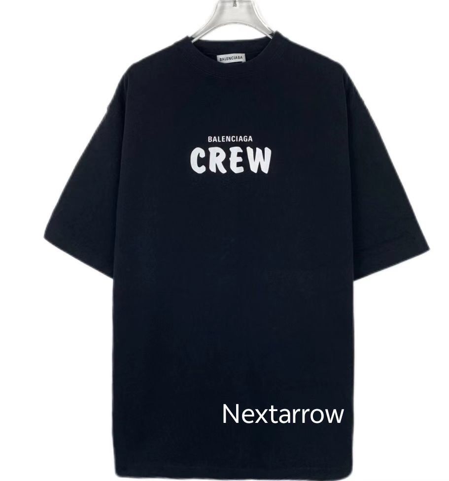 Balenciaga Balenciaga logo letter print round neck black cotton short Size US XS / EU 42 / 0 - 1 Thumbnail