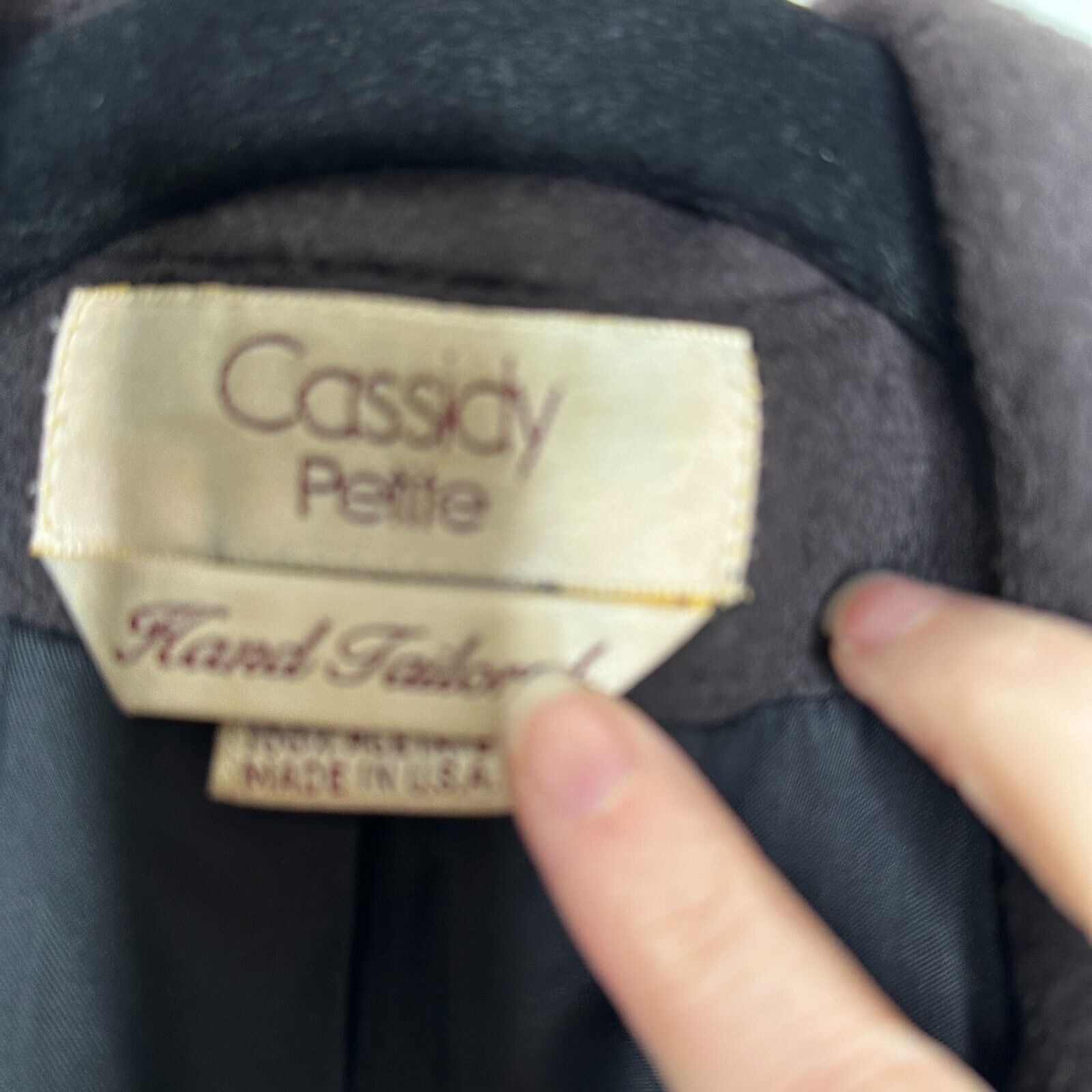 Other Cassidy Petite Brown 2-Button Wool Cuffed Back Pleat Coat 2 Size XS / US 0-2 / IT 36-38 - 7 Thumbnail