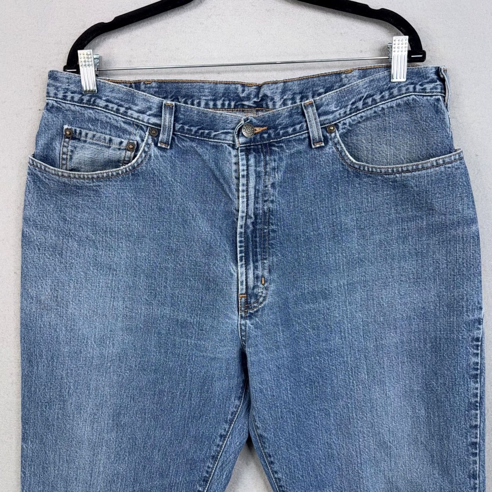 Polo Ralph Lauren Polo Ralph Lauren Jeans Mens 38x32 Blue Medium Wash Classic Straight Denim Pants Five Pocket Zip Fly Mens Size US M / EU 48-50 / 2 - 2 Thumbnail