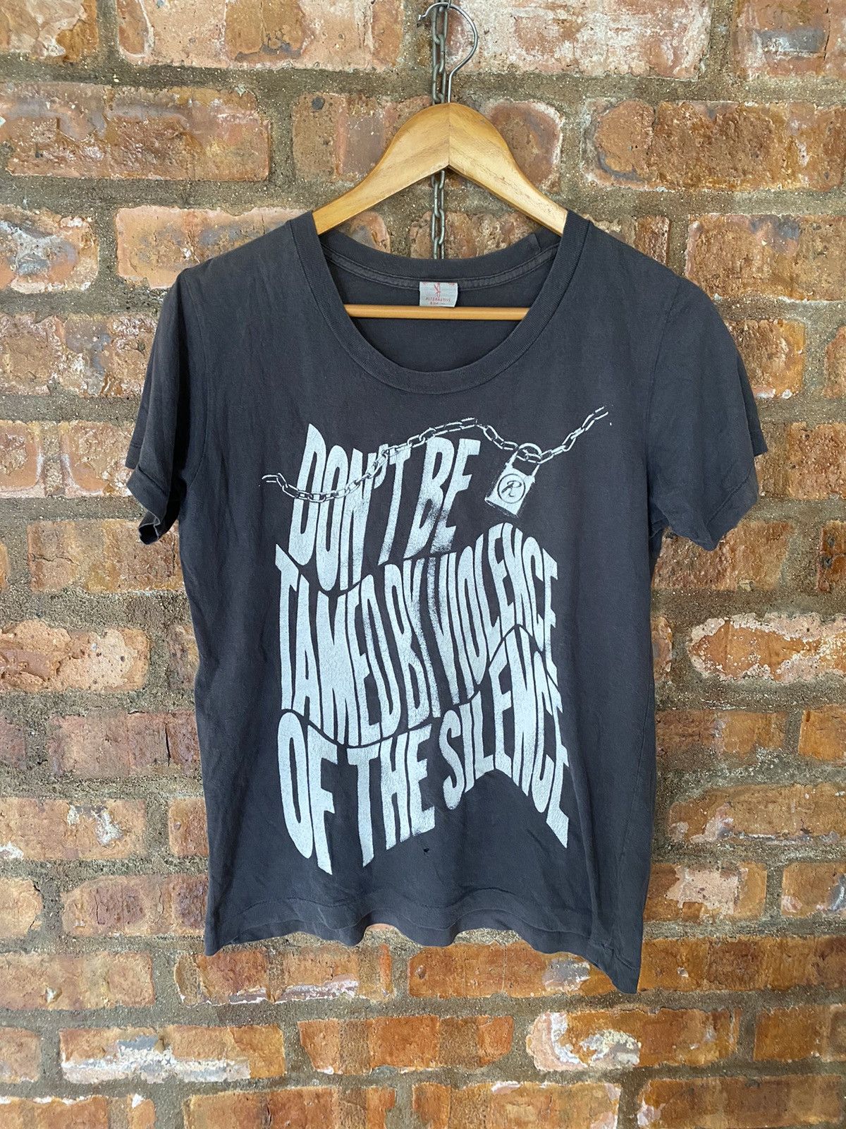 20471120 × Hysteric Glamour × Japanese Brand 1990s RNA Japan Girl Smoking and poem Anarchy tee Size M / US 6-8 / IT 42-44 - 7 Thumbnail
