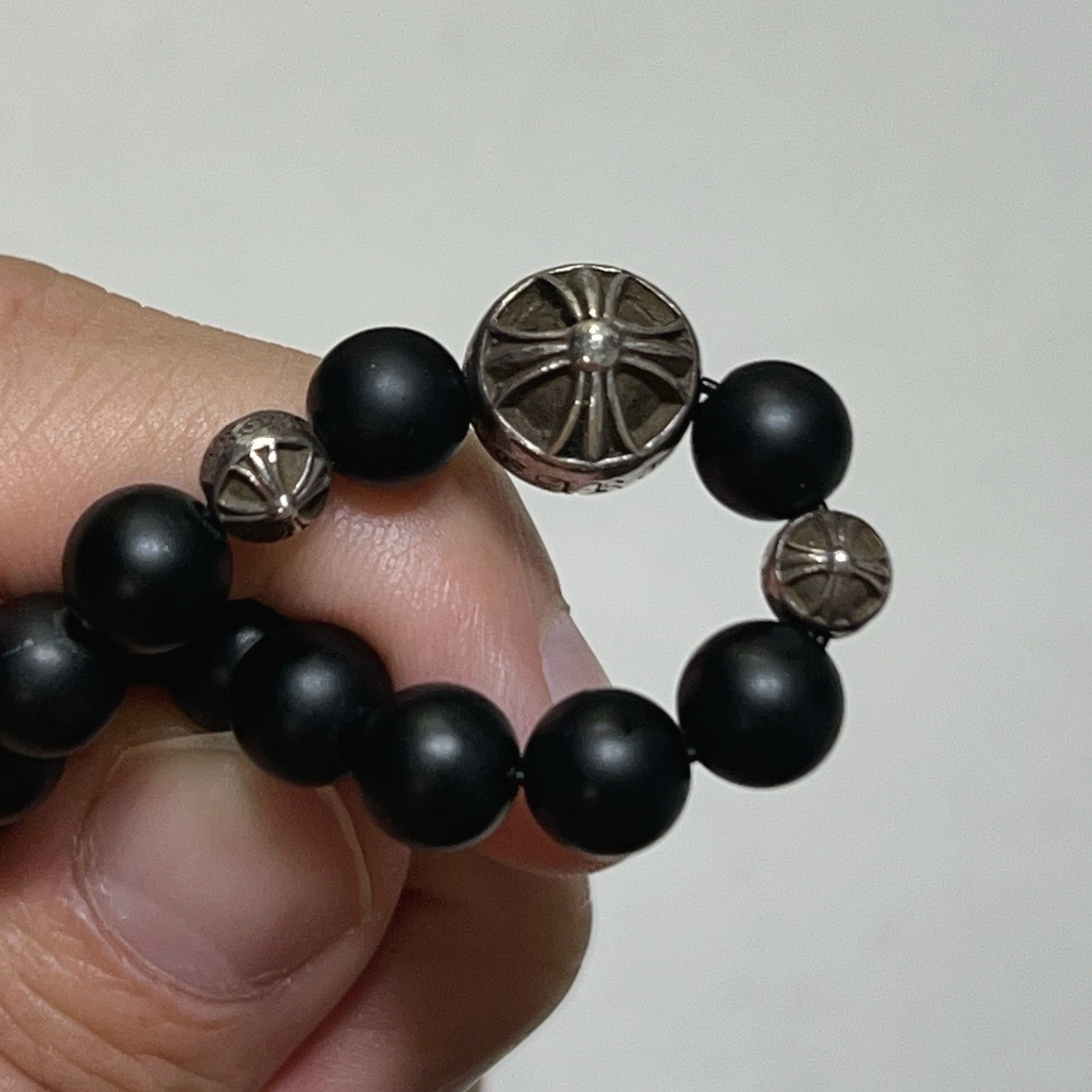 Chrome Hearts Chrome Hearts 71 BEAD Onyx Beads Bracelet 6mm Size ONE SIZE - 4 Thumbnail