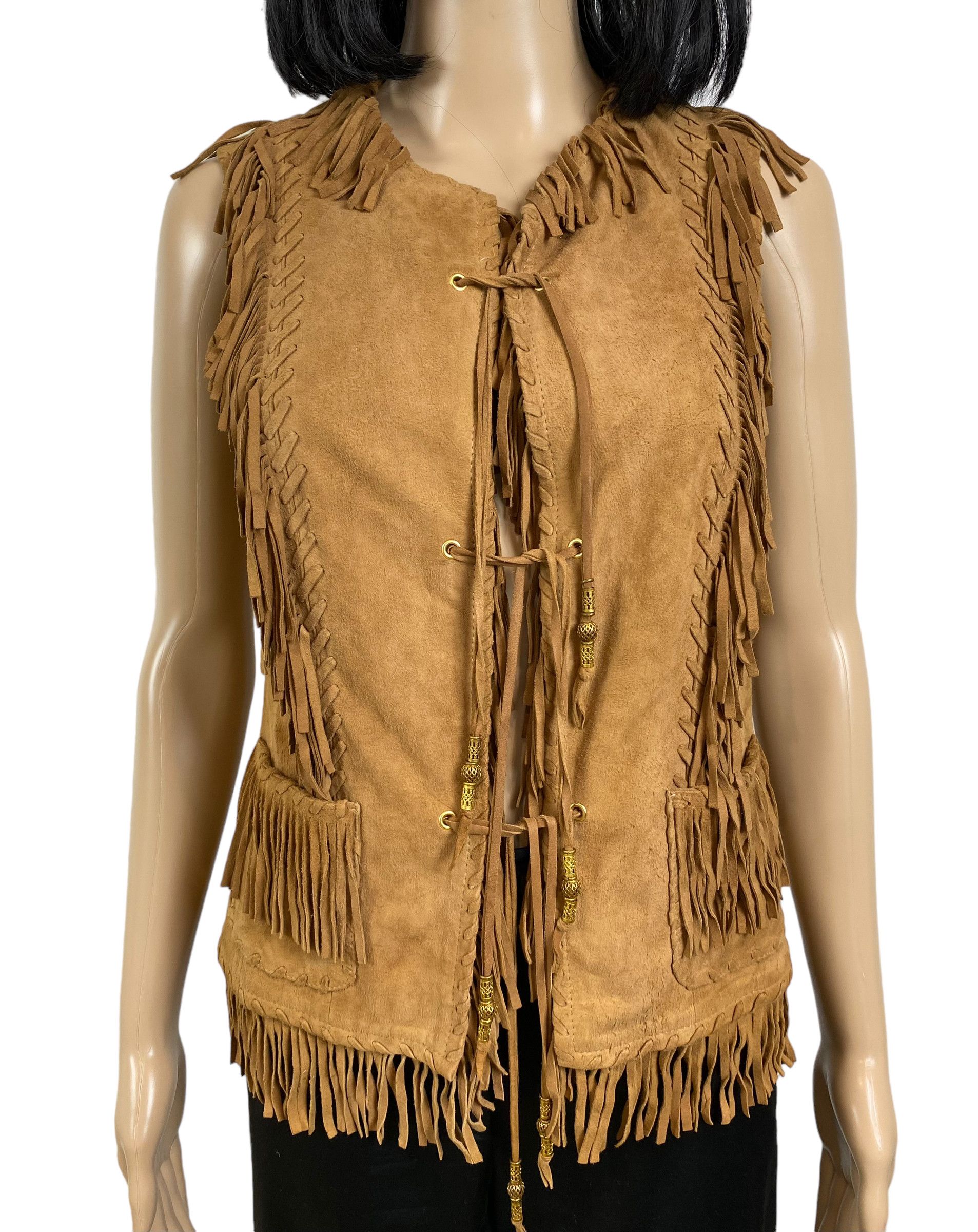 Other benedetta novi real suede vest size 42 Size M / US 6-8 / IT 42-44 - 8 Thumbnail