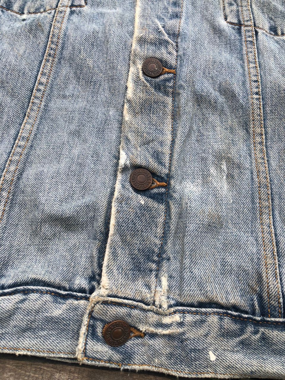 Levi's Levi's 70506-9306 Trucker Denim Jacket Distressed Size US M / EU 48-50 / 2 - 7 Thumbnail