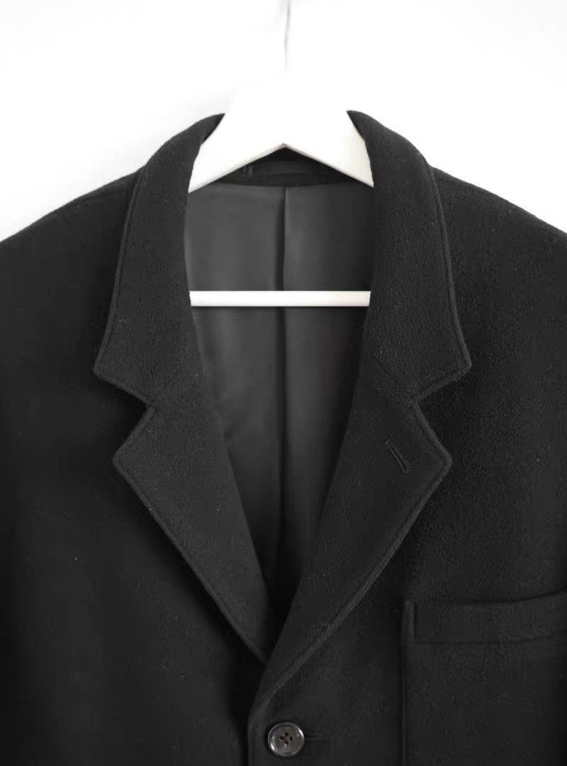 Yohji Yamamoto Yohji Yamamoto 90s Knit-Sleeve Cashmere Blazer Size US L / EU 52-54 / 3 - 3 Thumbnail