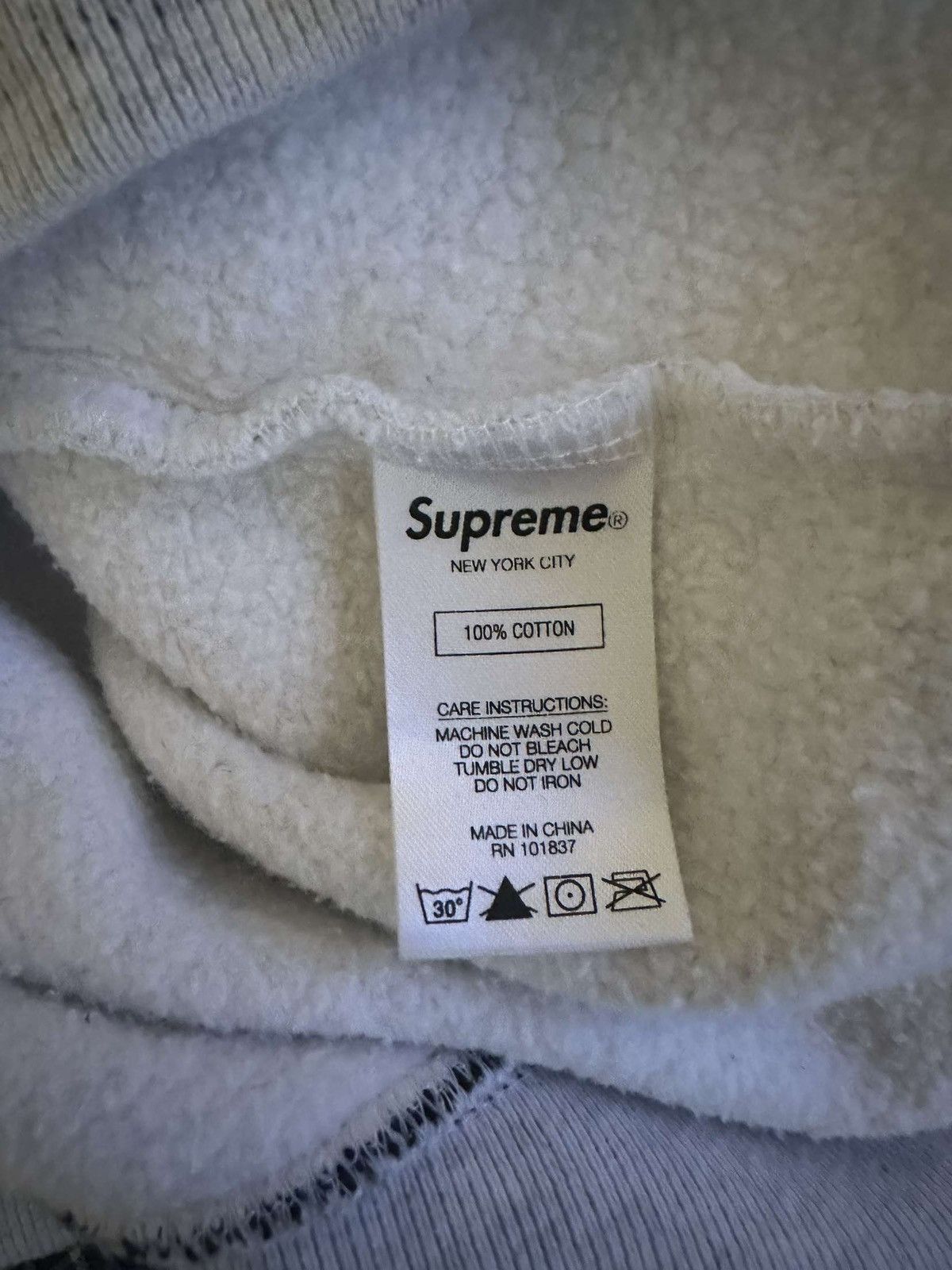 Supreme Supreme crewneck grey Size US XL / EU 56 / 4 - 4 Thumbnail