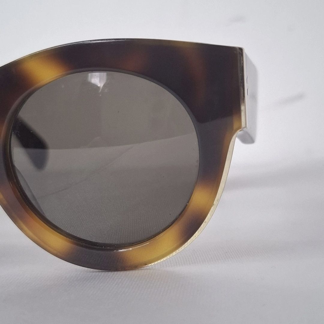 Celine CELINE Brown Leopard Print Phoebe Philo Sunglasses Size ONE SIZE - 11 Thumbnail