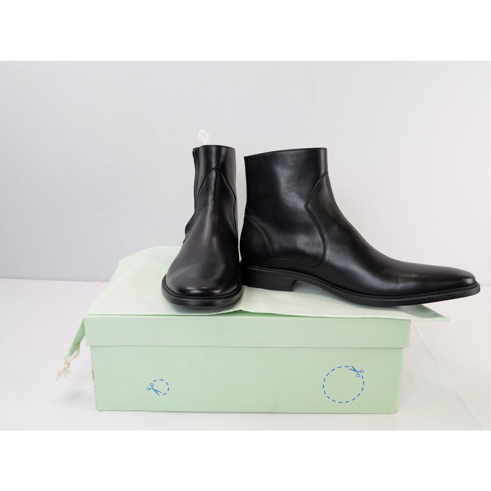 Off-White o1rshd1 Chelsea Zip Boots in Black 44 Size US 11 / EU 44 - 18 Thumbnail