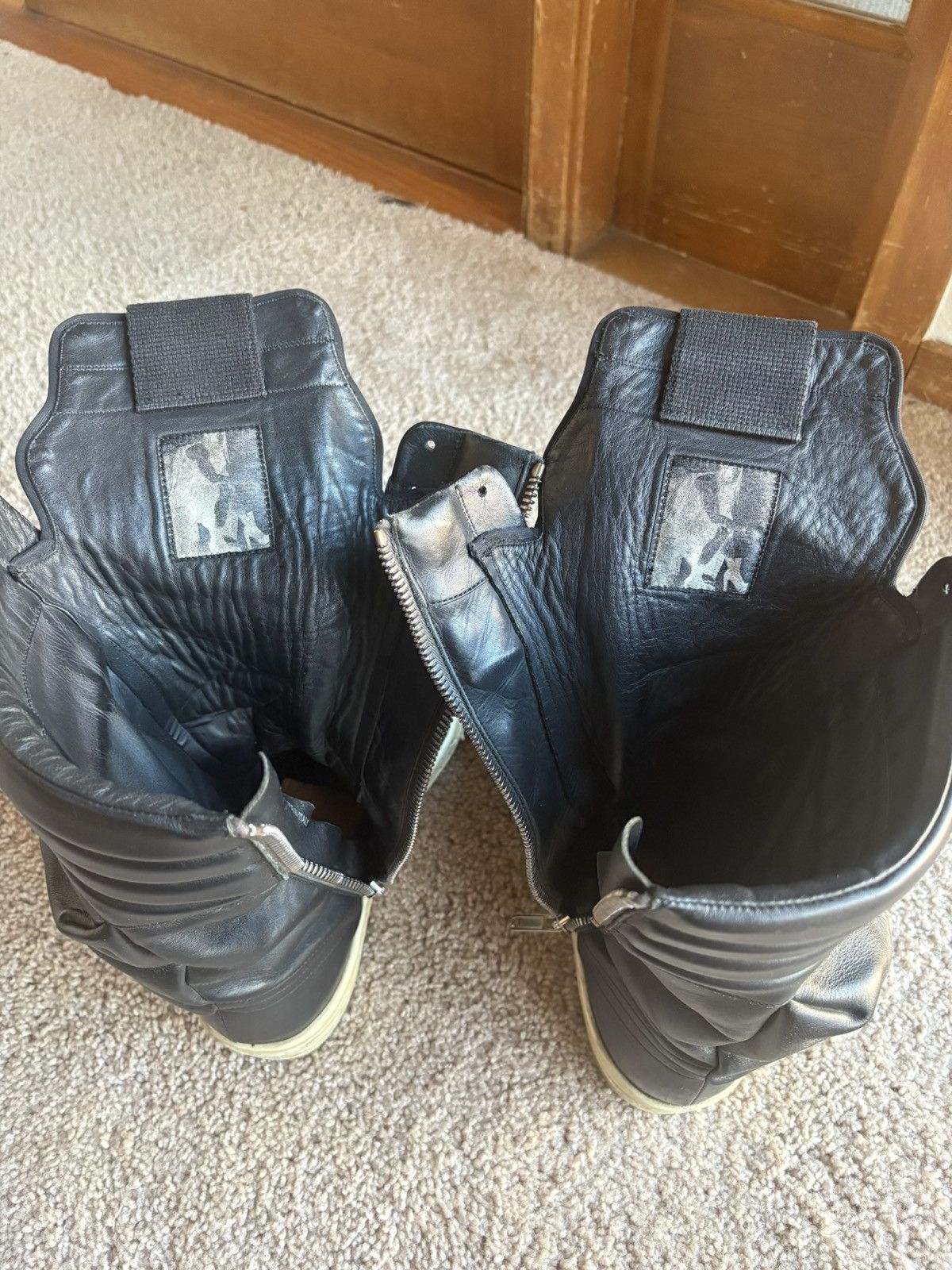 Rick Owens Rick owens leather cargobaskets Size US 11 / EU 44 - 2 Thumbnail