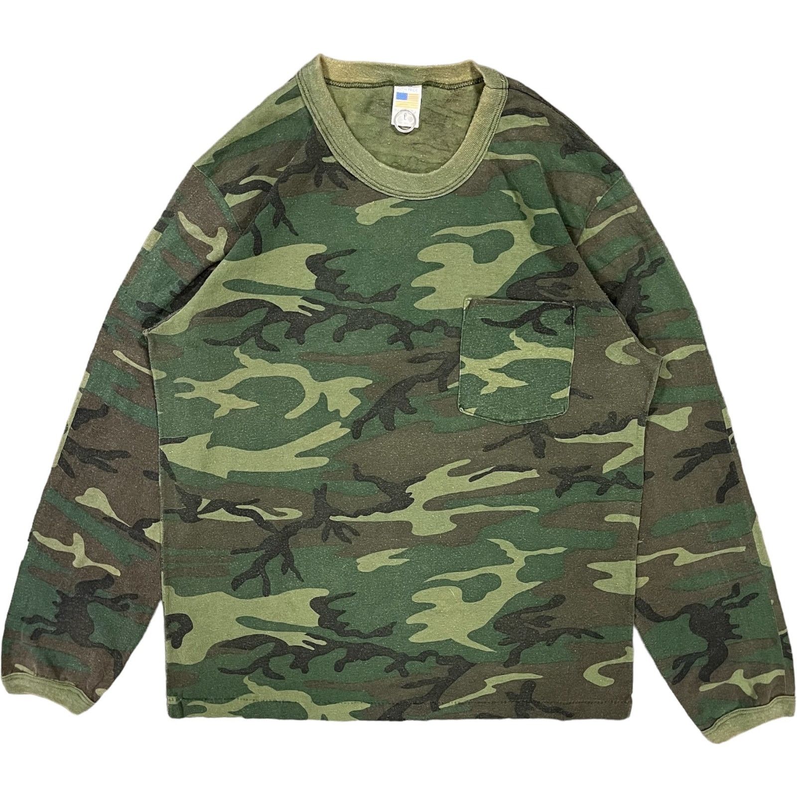 Other Vintage Camo Pocket Long Sleeve 90s Size US L / EU 52-54 / 3 - 1 Thumbnail