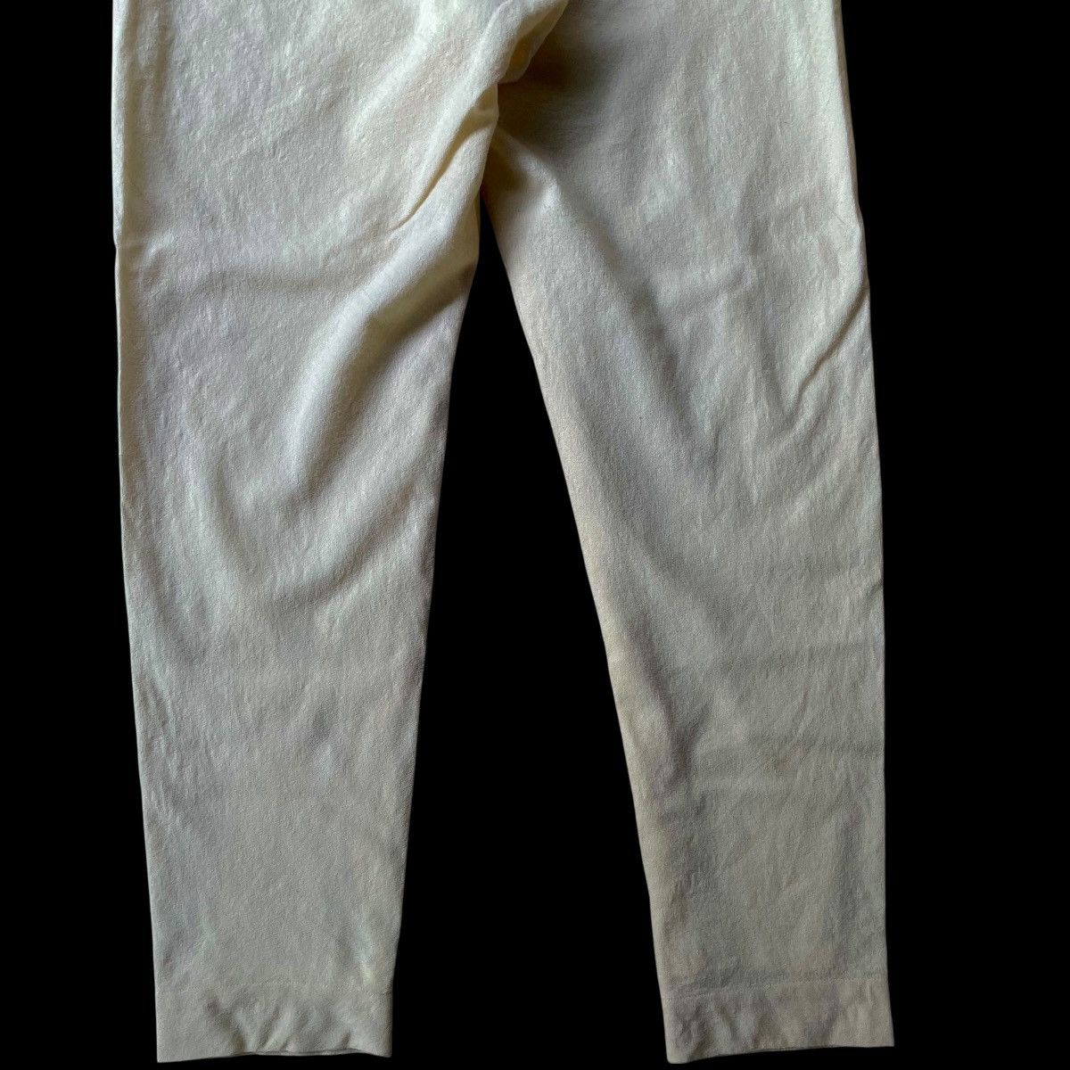 Issey Miyake Vintage Rare 80s Issey Miyake Wool Alpaca Summer Pants Size US 26 / EU 42 - 16 Thumbnail