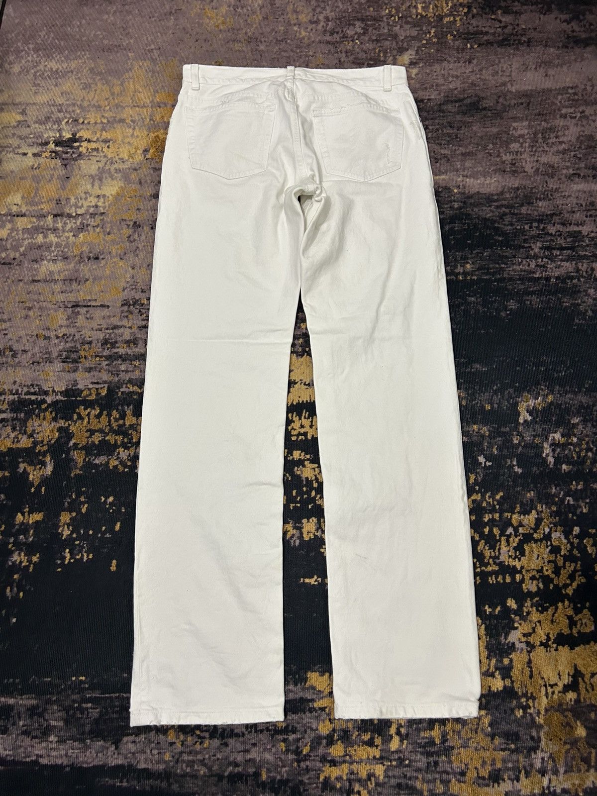 Helmut Lang Helmut Lang White Vintage Broken Denim Size US 32 / EU 48 - 5 Thumbnail