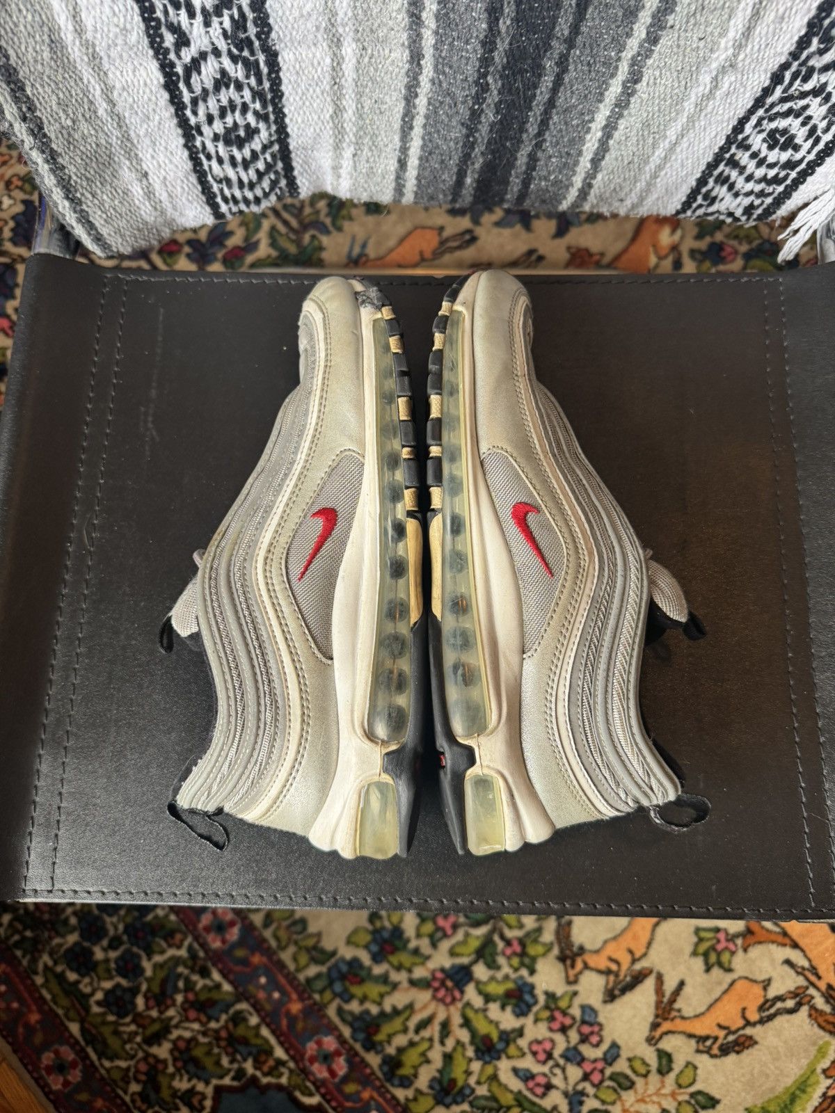 Nike Air Max 97 OG QS 'Silver Bullet' 2016 Size US 9 / EU 42 - 2 Thumbnail