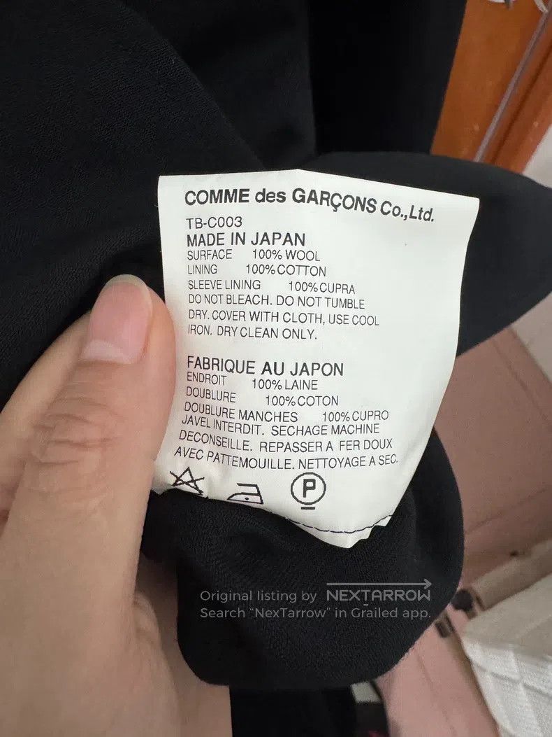 Comme des Garcons Comme Des Garcons Black Trench Coat Size M / US 6-8 / IT 42-44 - 6 Thumbnail