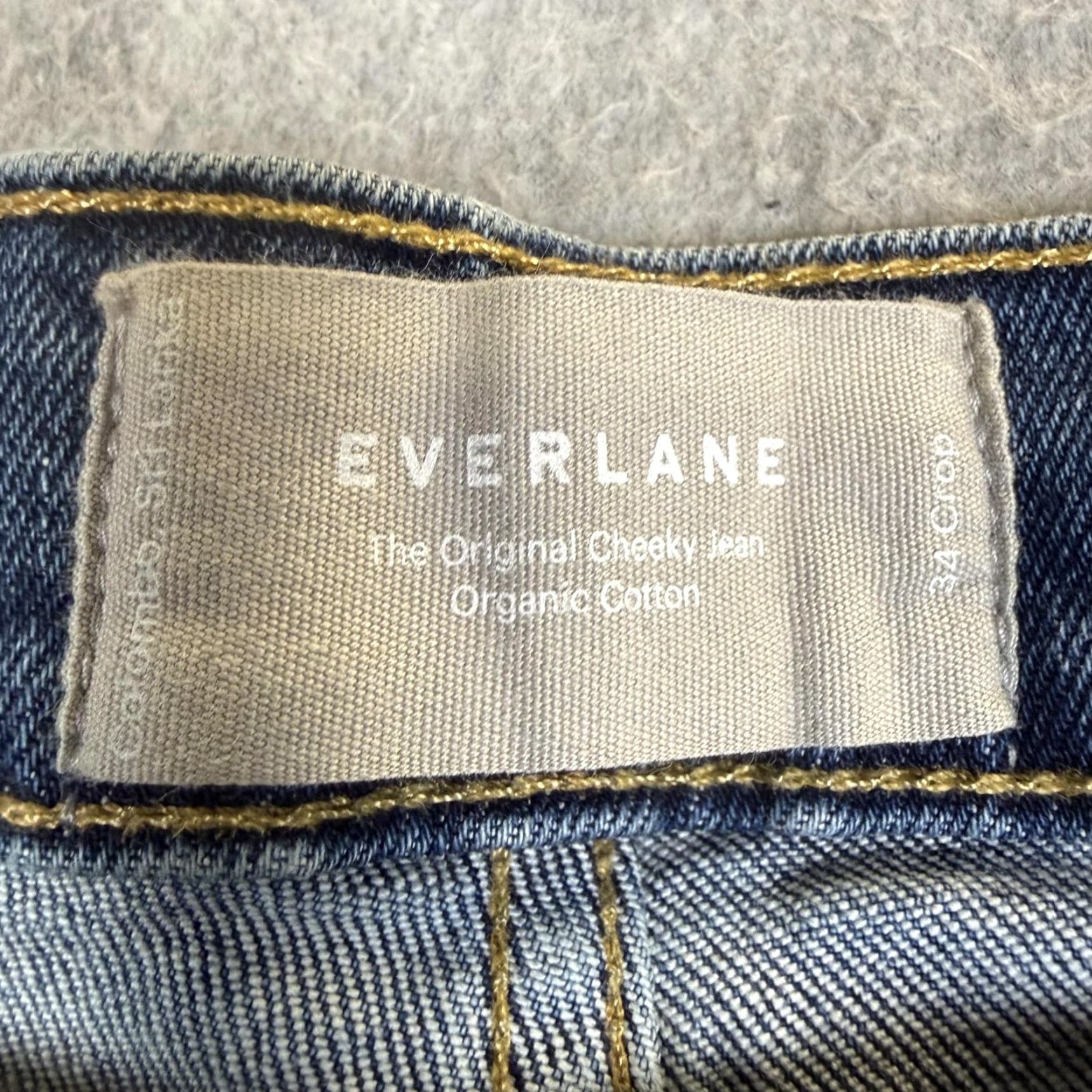 Everlane Everlane Cropped Jeans The Original Cheeky Organic Cotton Blue Women 34 Jeans Regular Size Blue Womens Size 24" / US 00 / IT 34 - 2 Thumbnail