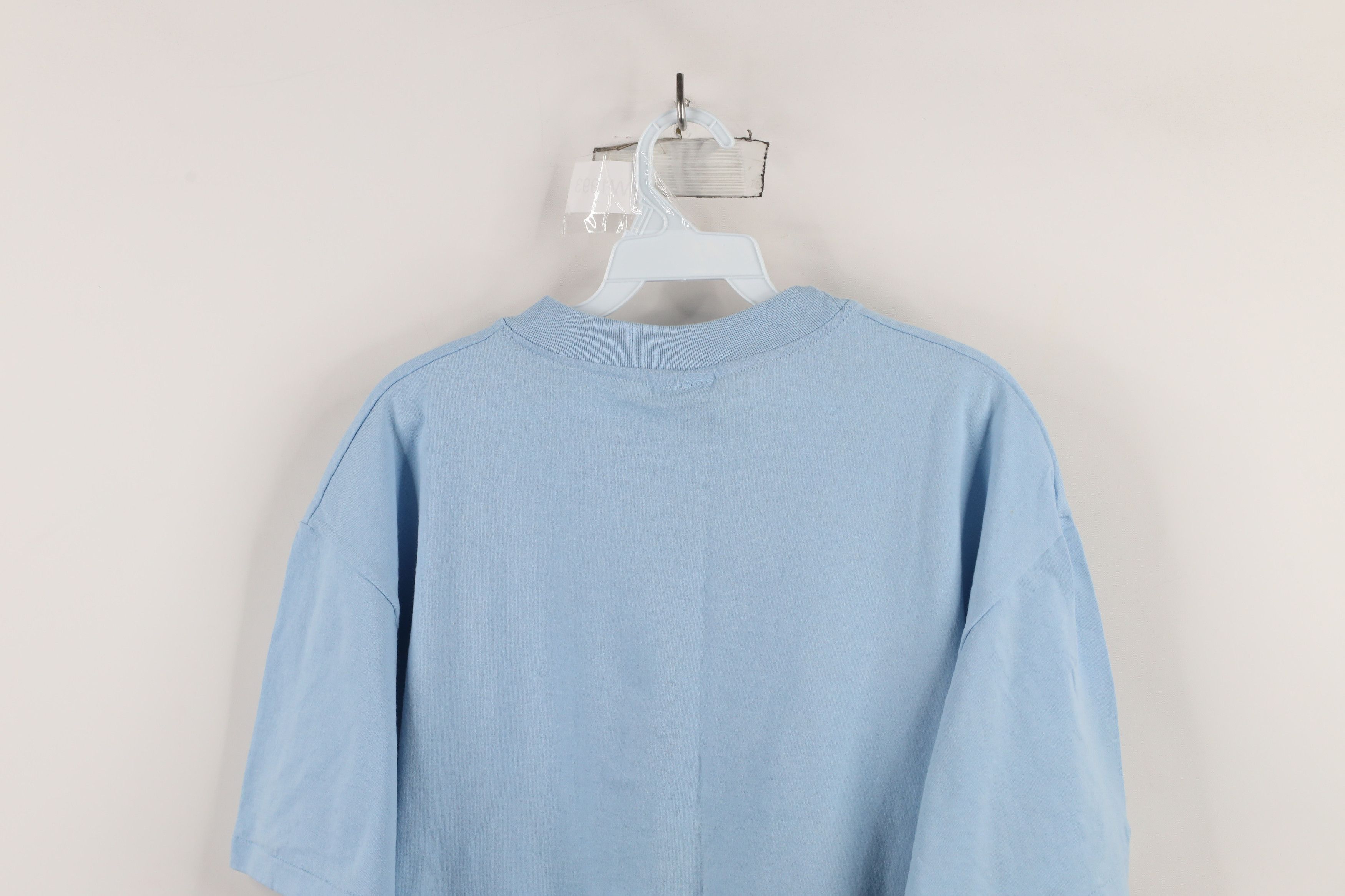 Vintage Vintage 90s Jesus Is the Gateway Lutheran T-Shirt Blue Size US L / EU 52-54 / 3 - 11 Thumbnail