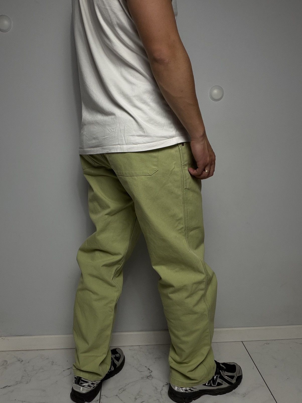 Golf Wang Golf Wang Light Green Canvas Trousers Workwear Streetwear Size US 32 / EU 48 - 5 Thumbnail