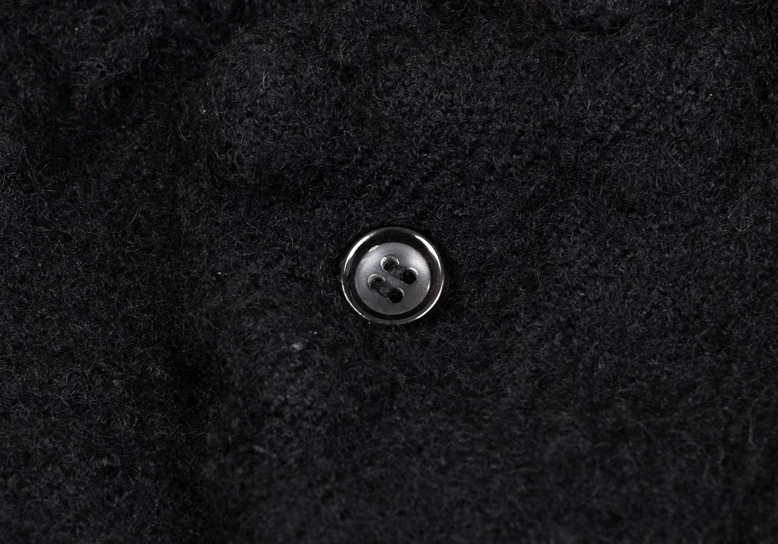 Comme des Garcons Homme Plus Wool Felt Curved Jacket in Black Size M Size US M / EU 48-50 / 2 - 6 Thumbnail
