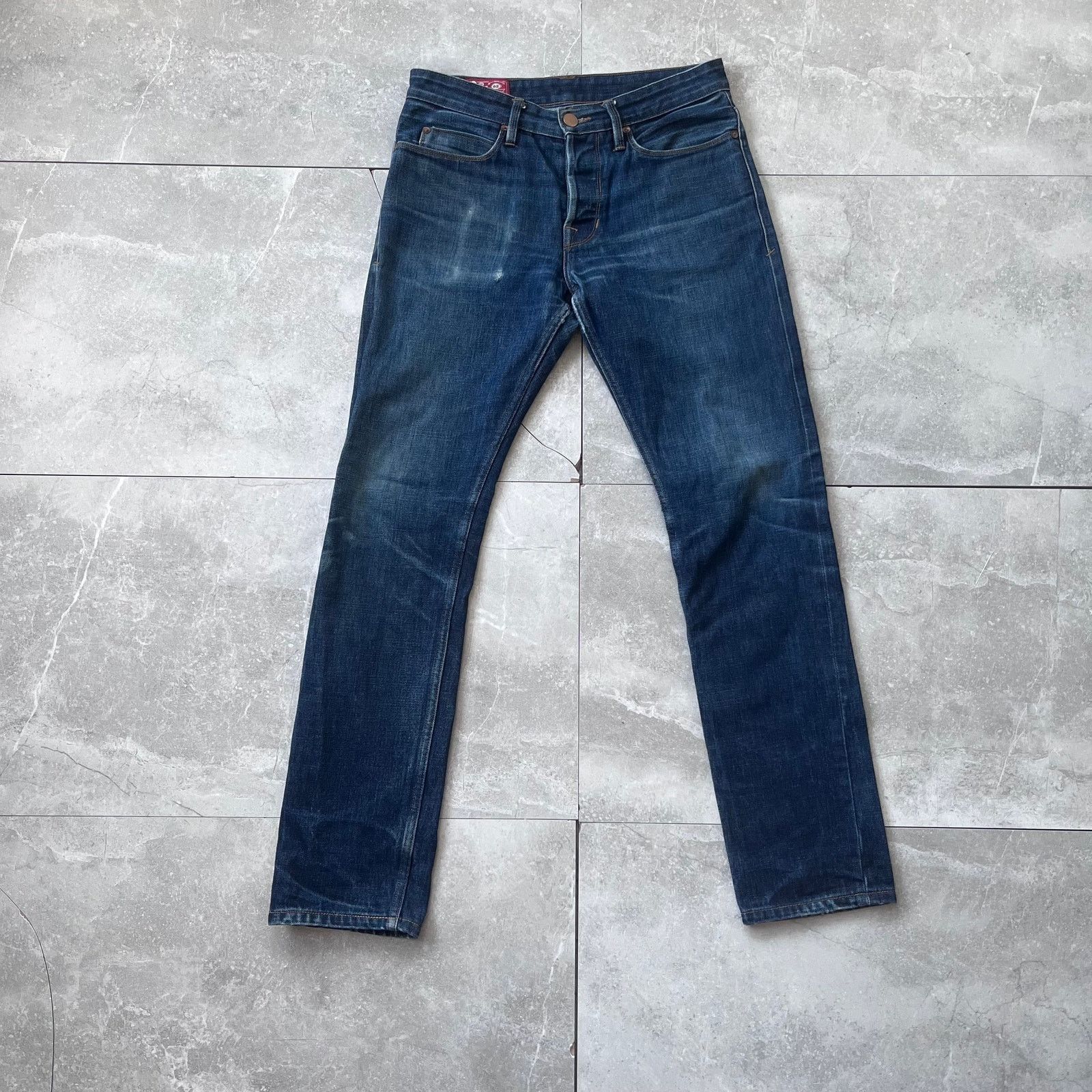 Freenote Cloth Freenote Cloth Rios Selvedge Jeans Patched & Faded Size US 31 - 10 Thumbnail