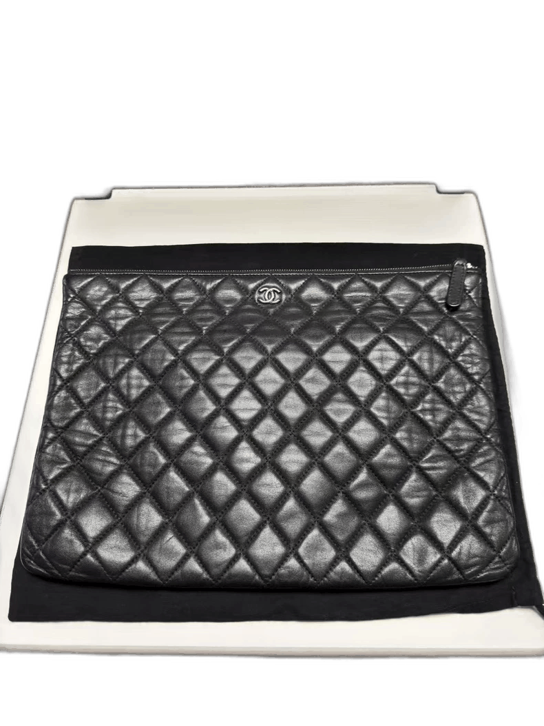 Chanel Chanel Black Lambskin Clutch Bag -2505 Size ONE SIZE - 1 Thumbnail