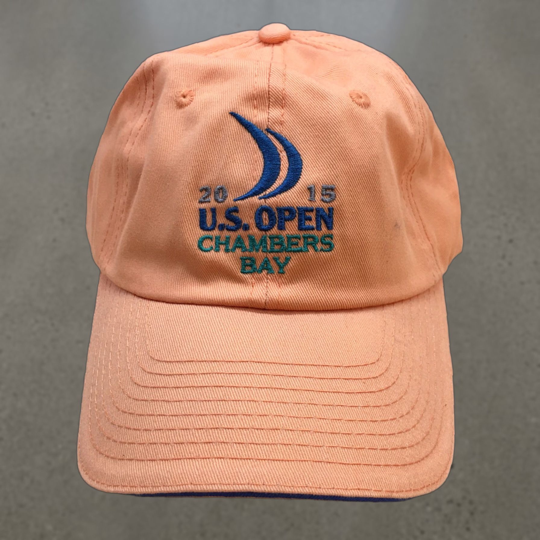 Vintage USGA Dad Baseball Cap Mens One Size Orange Adjustable Lightweight Canvas Cotton Hat Size ONE SIZE - 1 Thumbnail