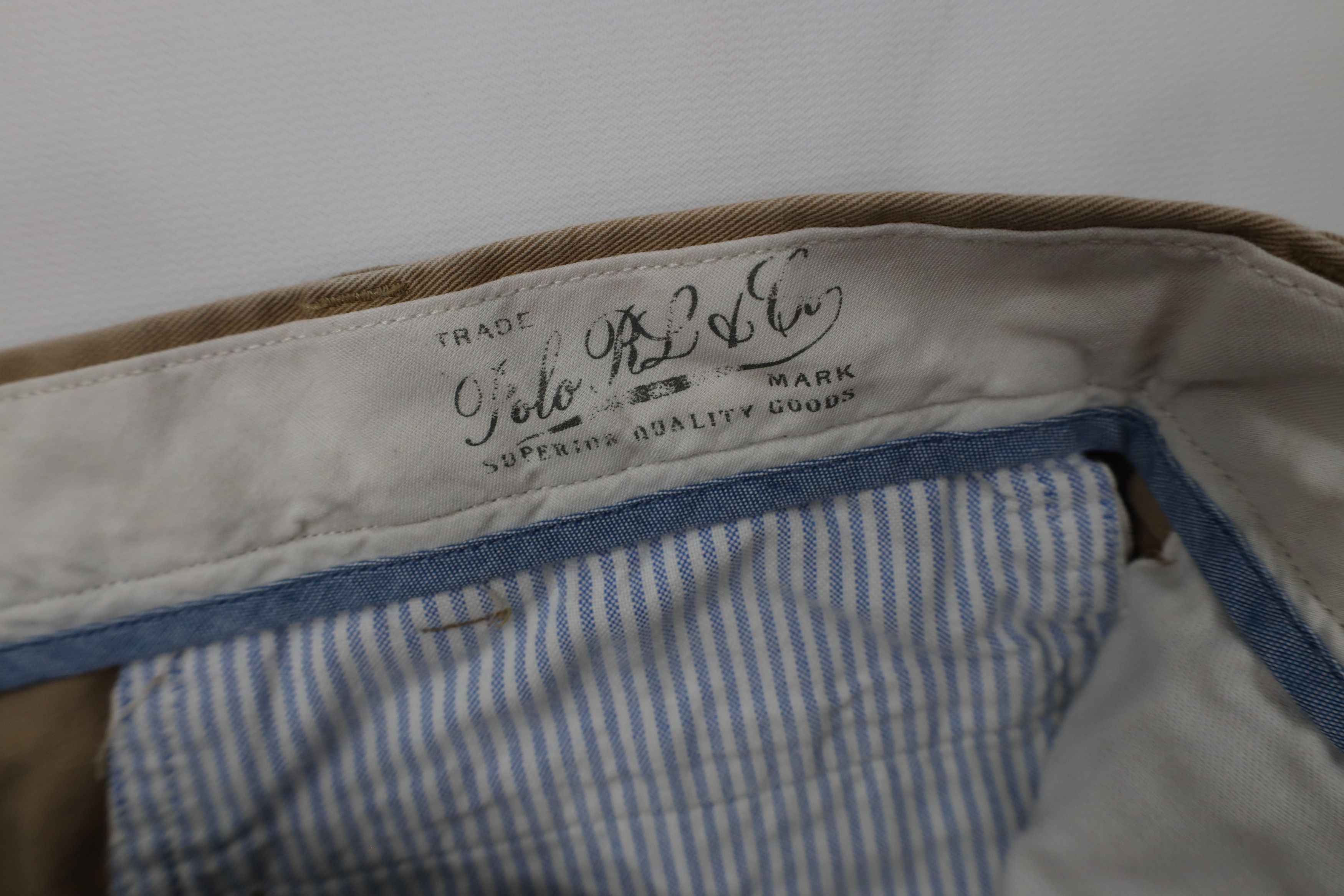 Ralph Lauren Vintage Y2K Ralph Lauren Wide Leg Chino Pants Trousers Size US 36 / EU 52 - 6 Thumbnail