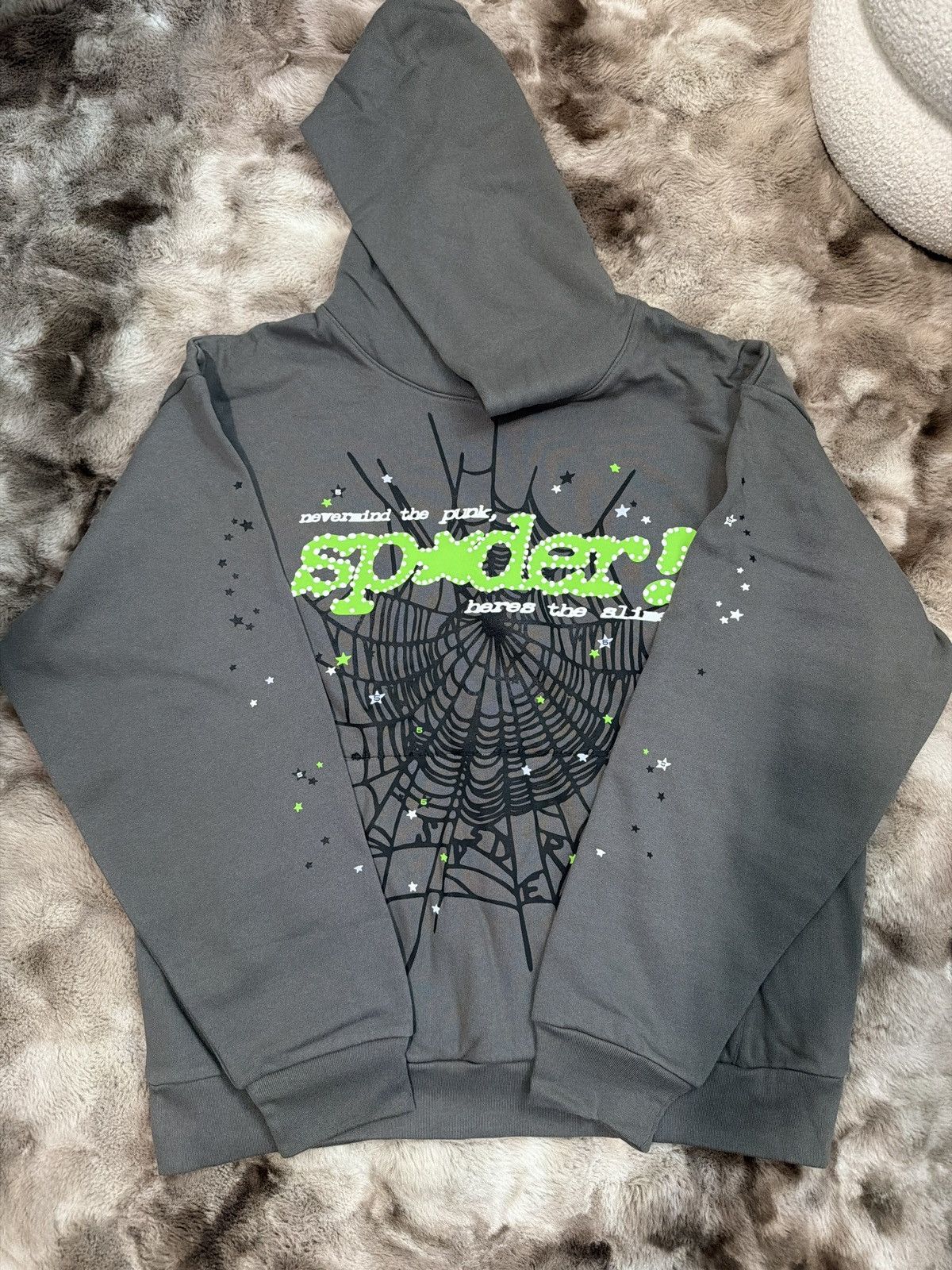 Sp5der Sp5der Punk Hoodie Size US XXL / EU 58 / 5 - 1 Thumbnail