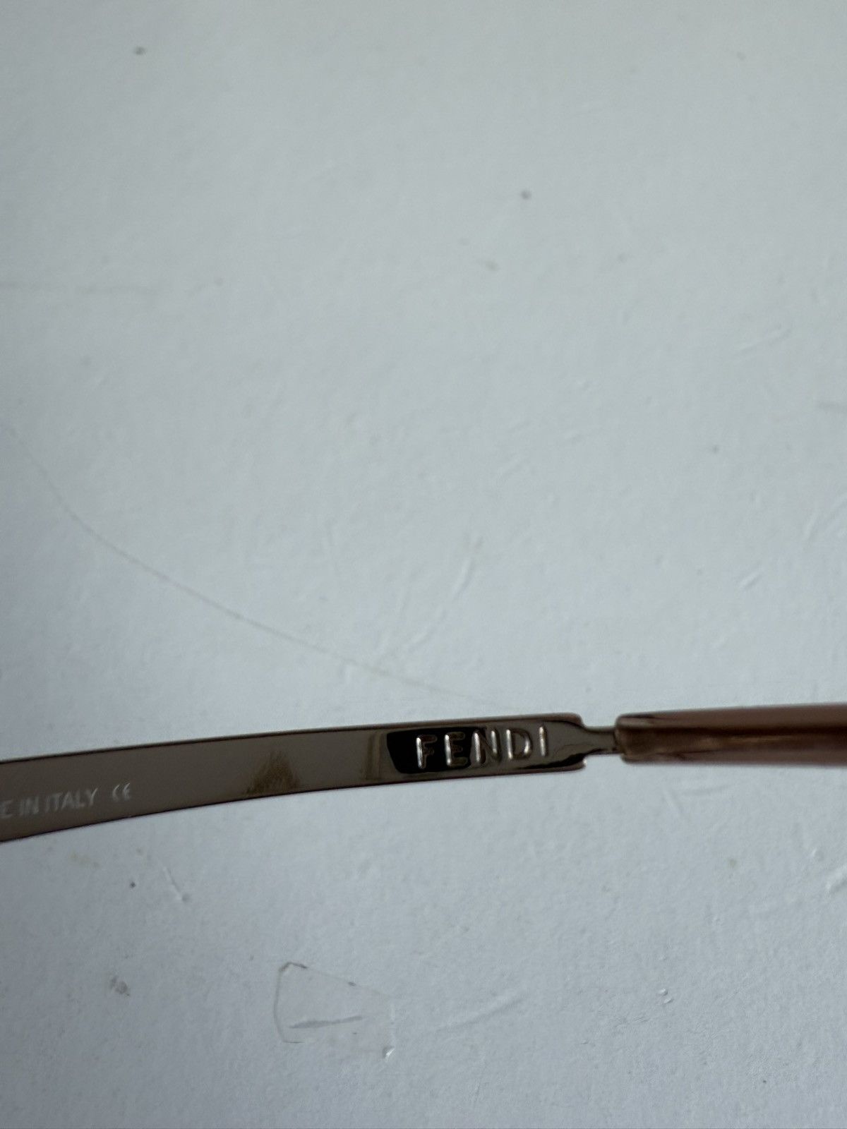 Fendi × Vintage Vintage y2k Fendi rose gold rimless sunglasses avantgarde Size ONE SIZE - 11 Thumbnail