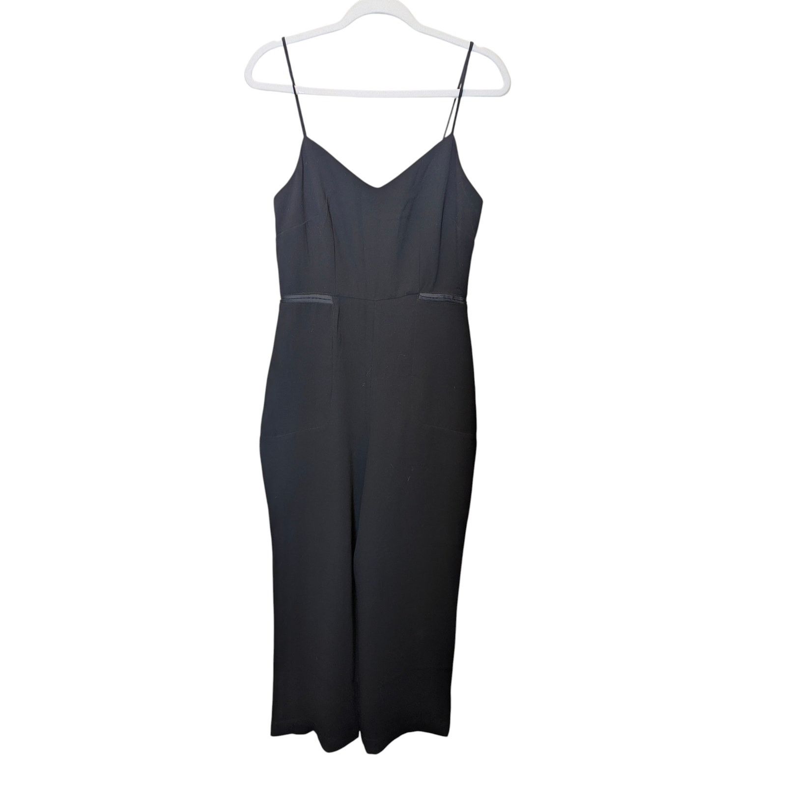 Anthropologie Anthropologie Maeve Magdalena Black Jumpsuit Size 6 Size 28" / US 6 / IT 42 - 4 Thumbnail