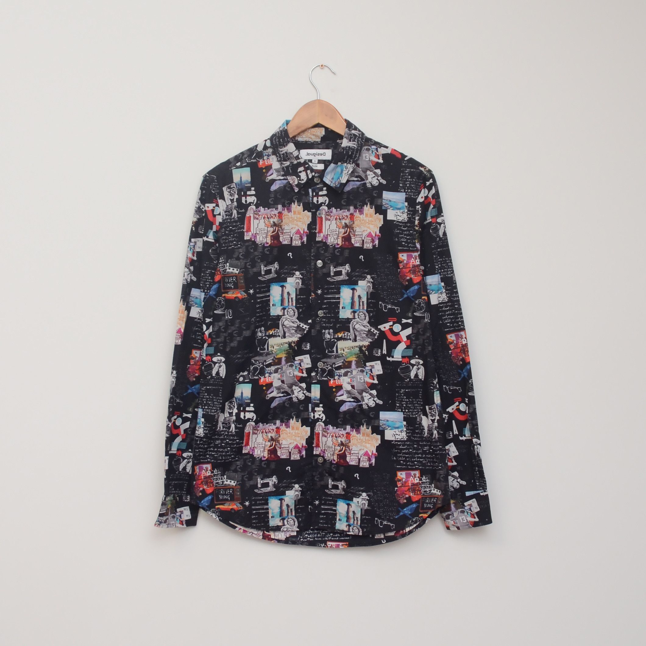 Desigual Desigual Shirt S Slim Abstract Multicolor Forever Young Y2K Size US S / EU 44-46 / 1 - 1 Thumbnail