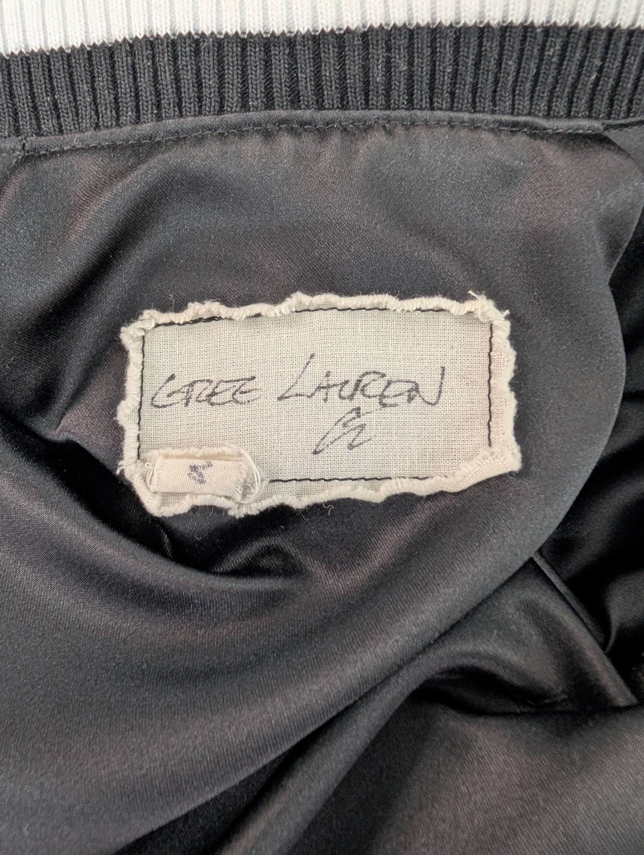 Greg Lauren Greg Lauren Back Satin Tent Boyfriend Flight Jacket Size US L / EU 52-54 / 3 - 4 Thumbnail