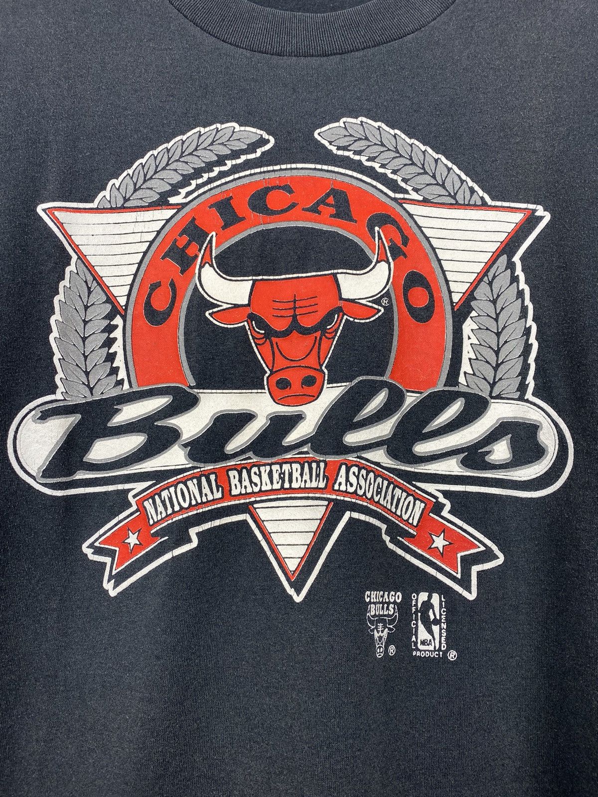 NBA Vintage Chicago Bulls T Shirt Mikel Jordan Tee Lakers Suns Size US XL / EU 56 / 4 - 2 Thumbnail