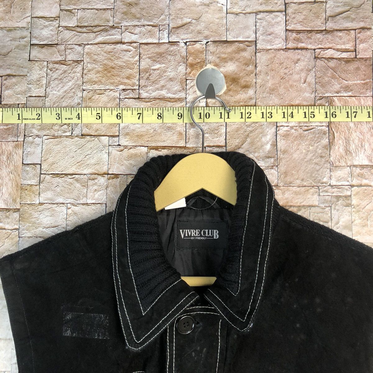 Japanese Brand Vivve Club Black Vest #A514 Size US M / EU 48-50 / 2 - 4 Thumbnail