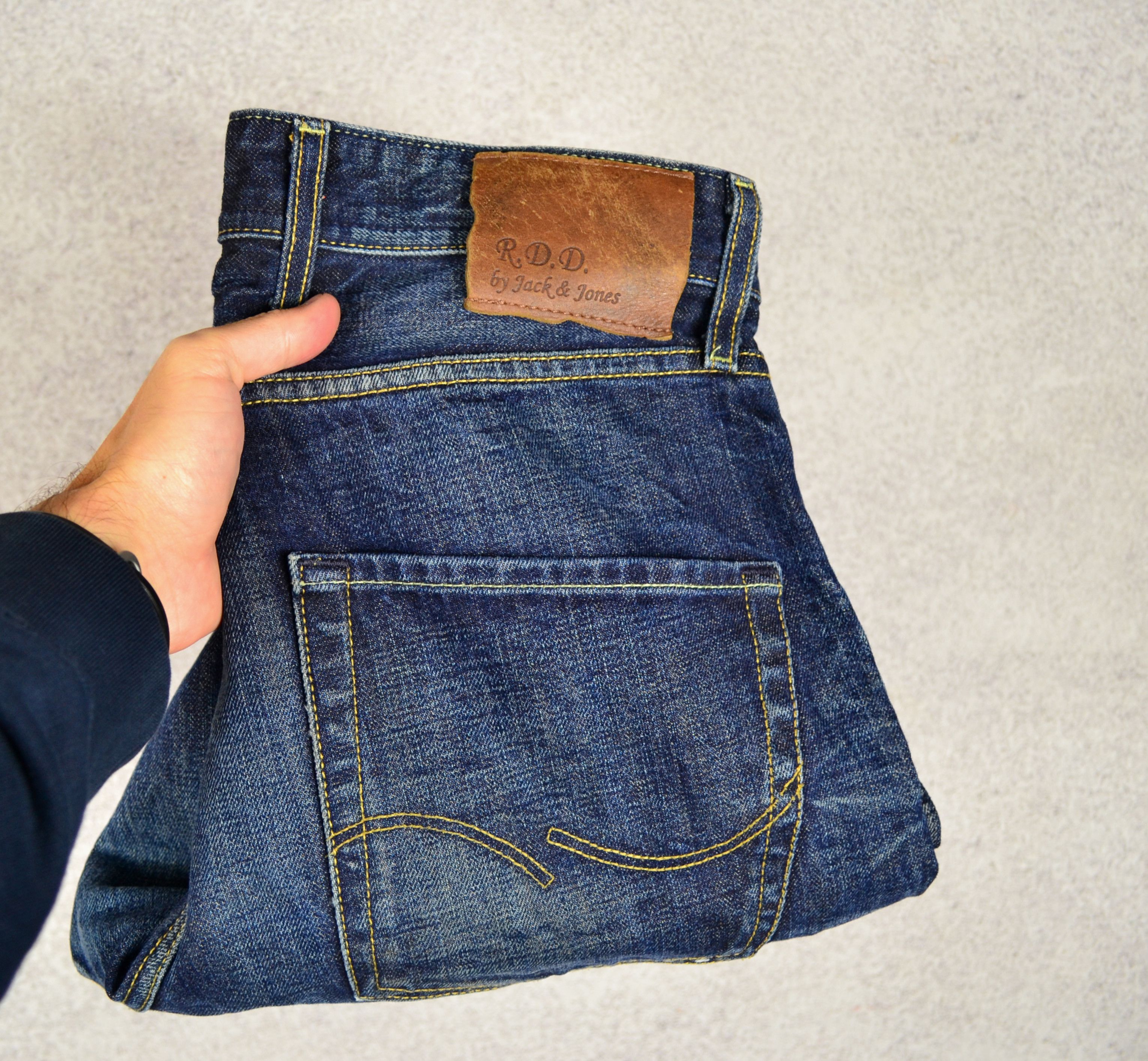 Jack & Jones RDD Royal Denim Division Distressed Selvedge Denim Size US 32 / EU 48 - 15 Thumbnail