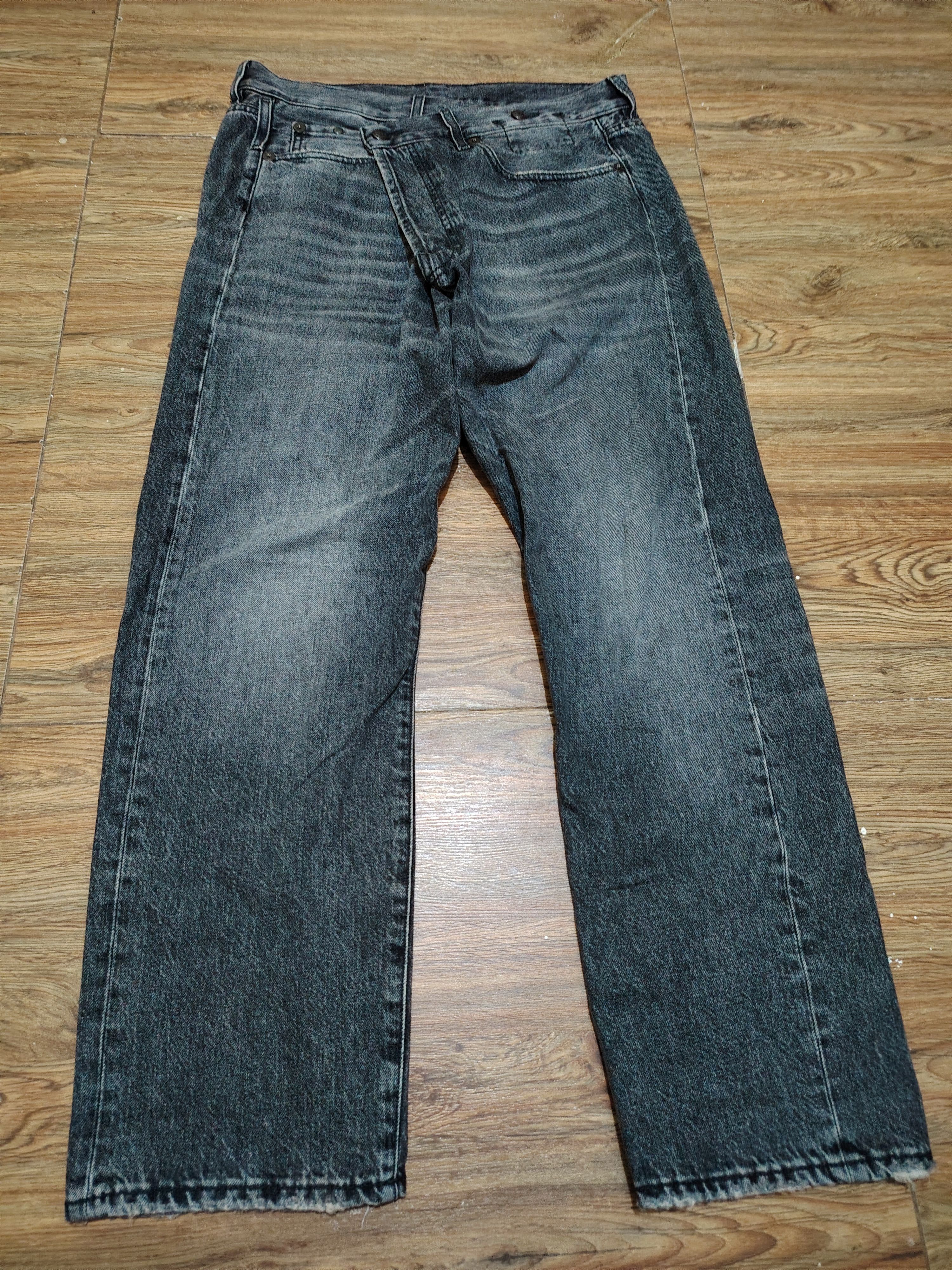 R13 R13 - Crossover Jeans - Leyton Black Size US 27 - 2 Thumbnail