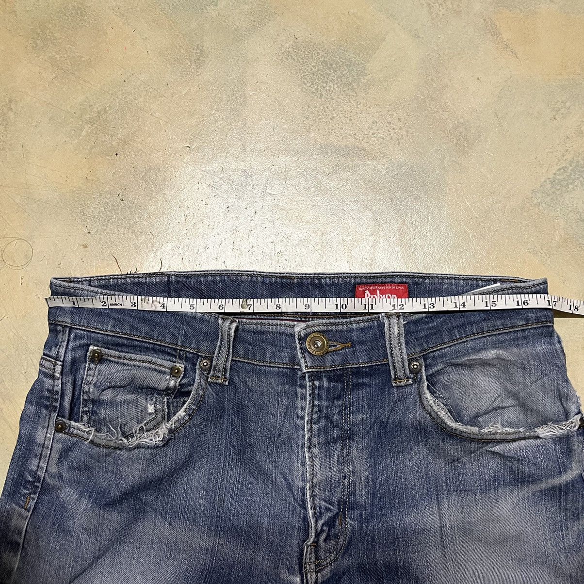Japanese Brand Vintage Bobson Distressed Blue Denim Jeans Size US 34 / EU 50 - 9 Thumbnail