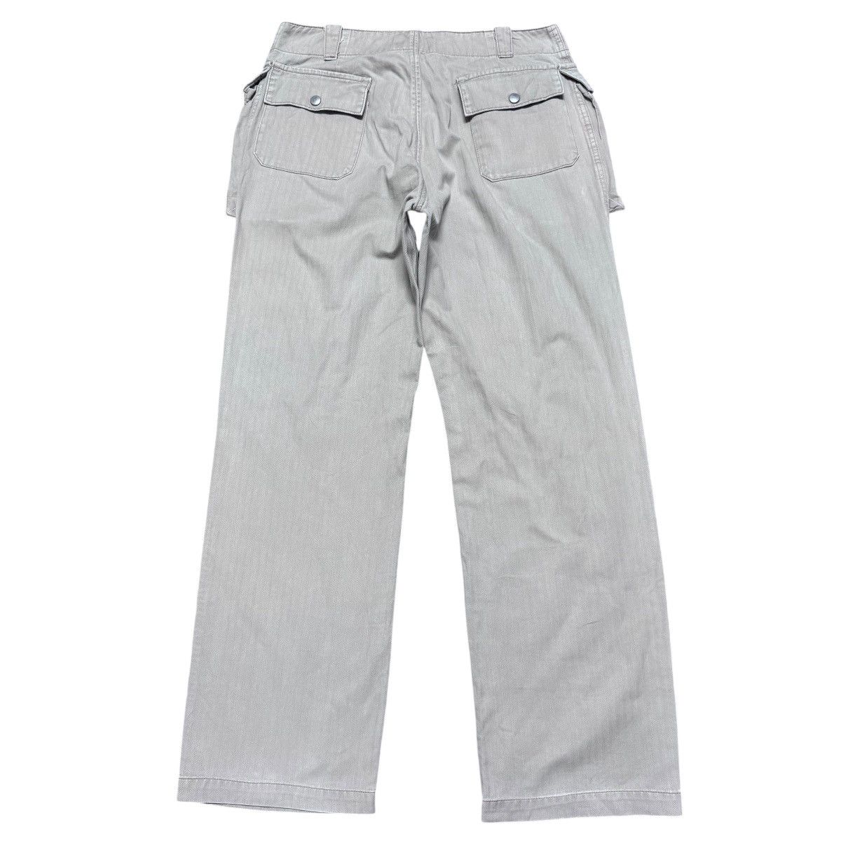 Nigel Cabourn NINELIVES Herringbone Military Monkey Pants Size US 32 / EU 48 - 2 Thumbnail
