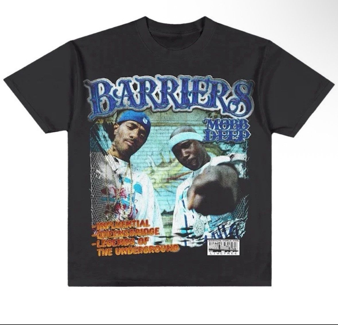 Barriers Barriers x Mobb Deep "Legends" Infinite tee Size US M / EU 48-50 / 2 - 3 Thumbnail