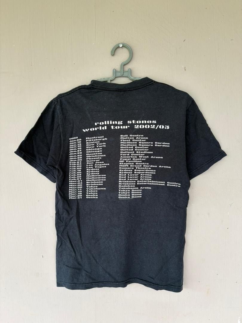 The Rolling Stones Vintage Y2K Rolling stone World Tour 2002/2003 Promo Shirt Size US S / EU 44-46 / 1 - 4 Thumbnail