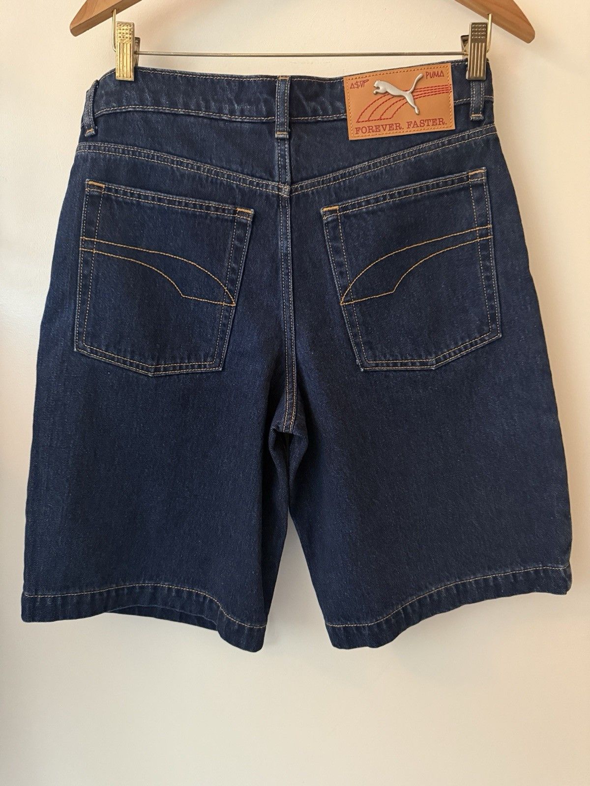 新品 PUMA × A$AP ROCKY DENIM SHORT 28 Shorts A$AP Rocky x Puma Denim Shorts 'Dark Denim' (63106601