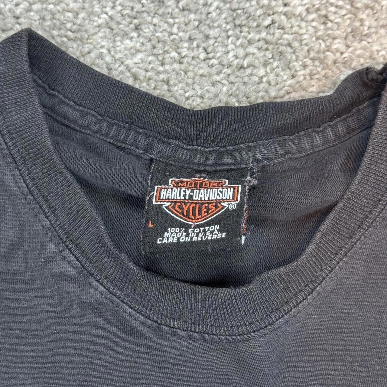 Harley Davidson × Vintage VTG 90s Made in USA Faded Harley Davidson T Shirt Size US L / EU 52-54 / 3 - 6 Thumbnail
