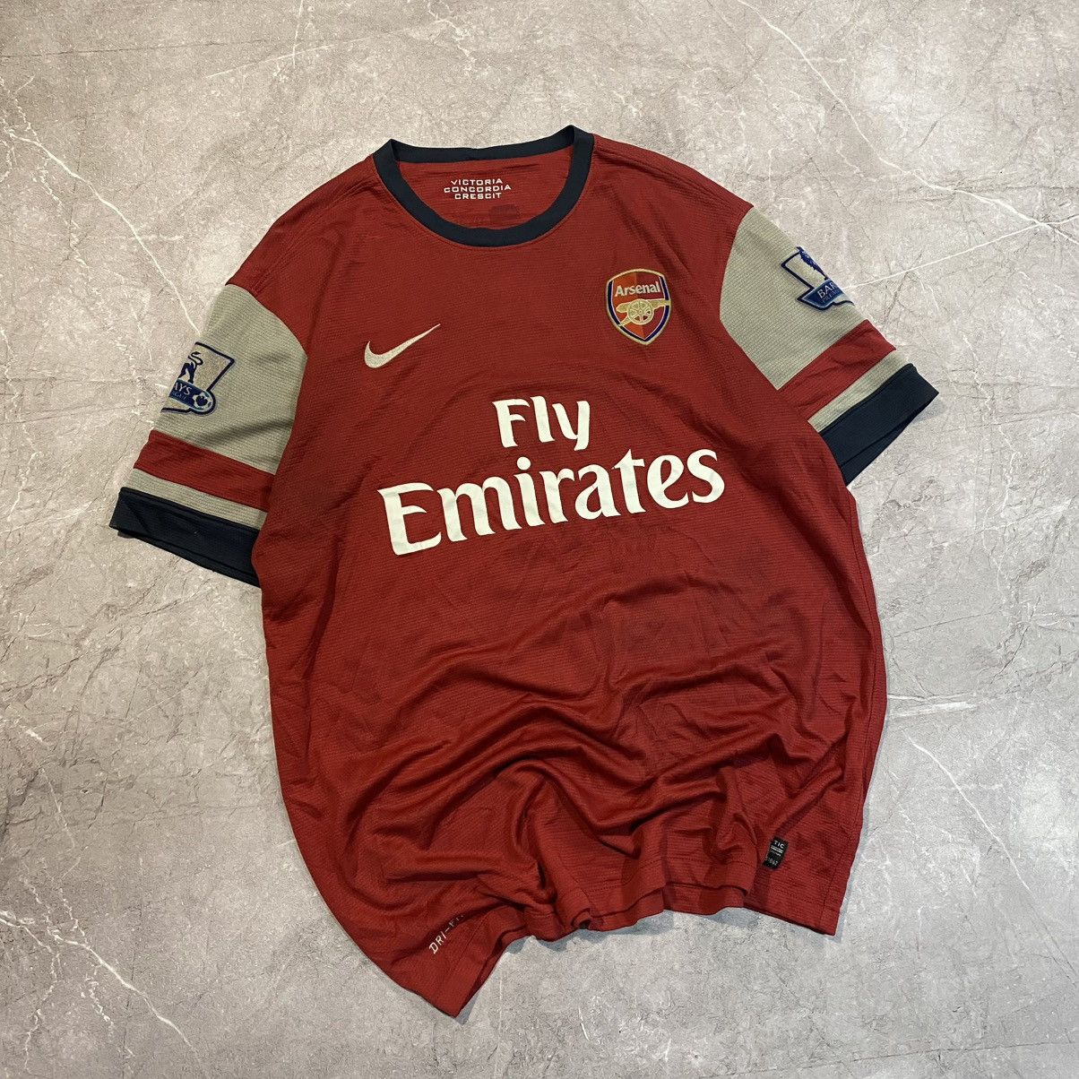 Nike S.CAZORLA ! VINTAGE NIKE ARSENAL TEE SOCCER JERSEY Size US L / EU 52-54 / 3 - 1 Thumbnail